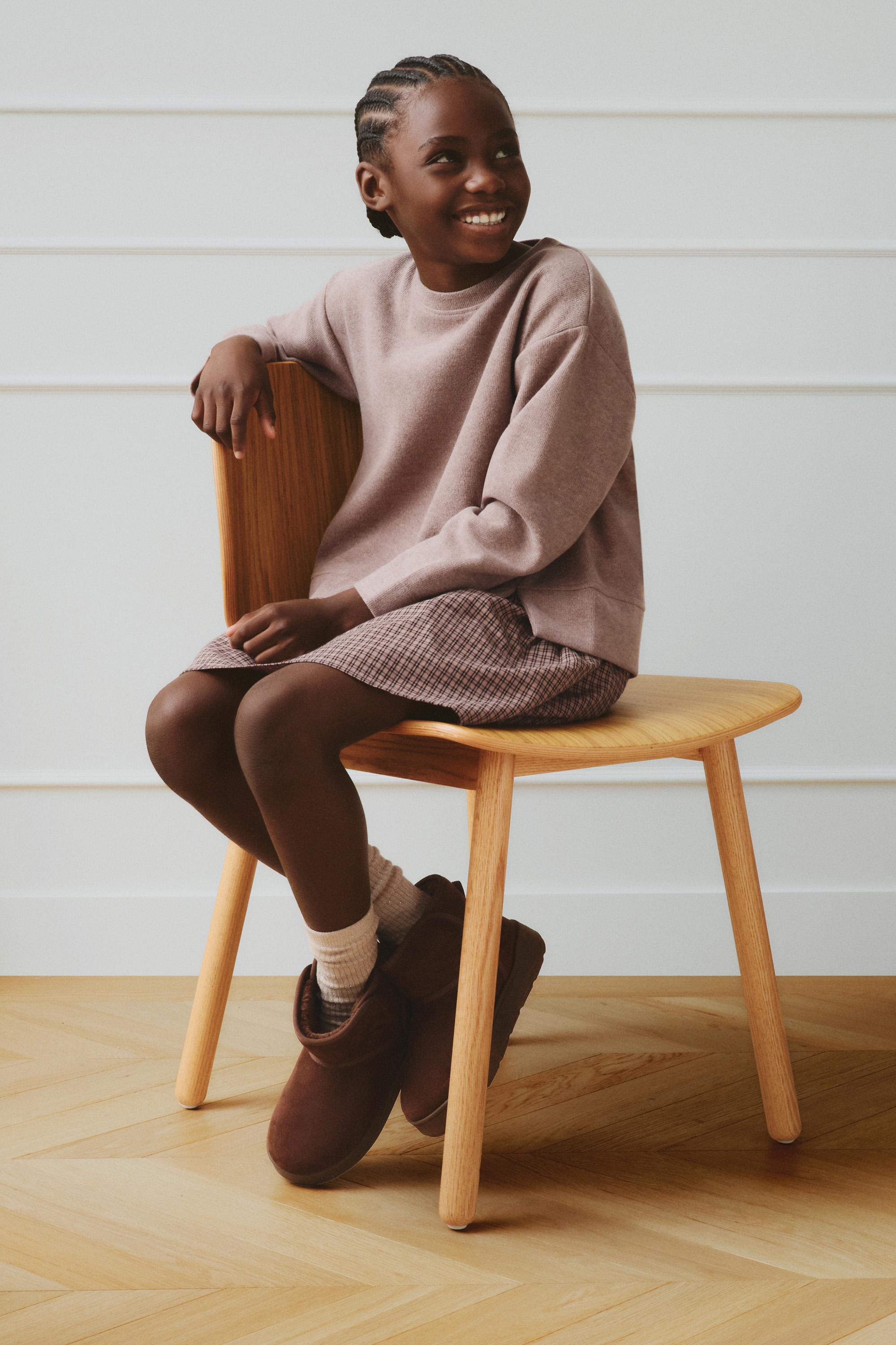 Lined ankle boot — BROWN