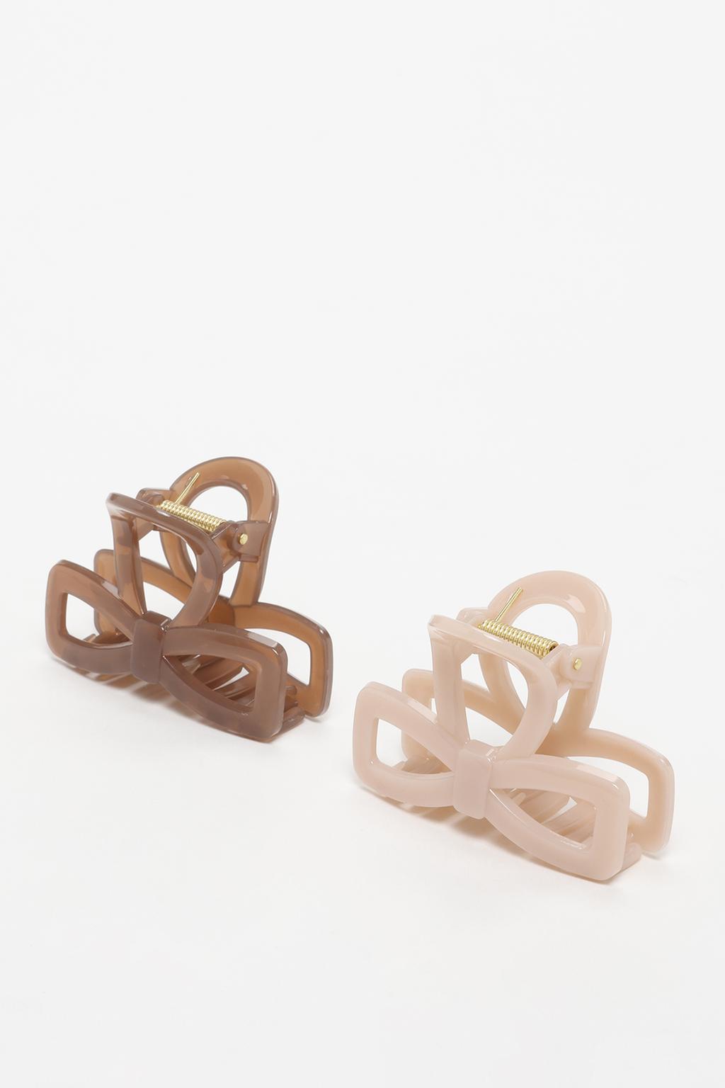 Pack of 2 bow hair clips