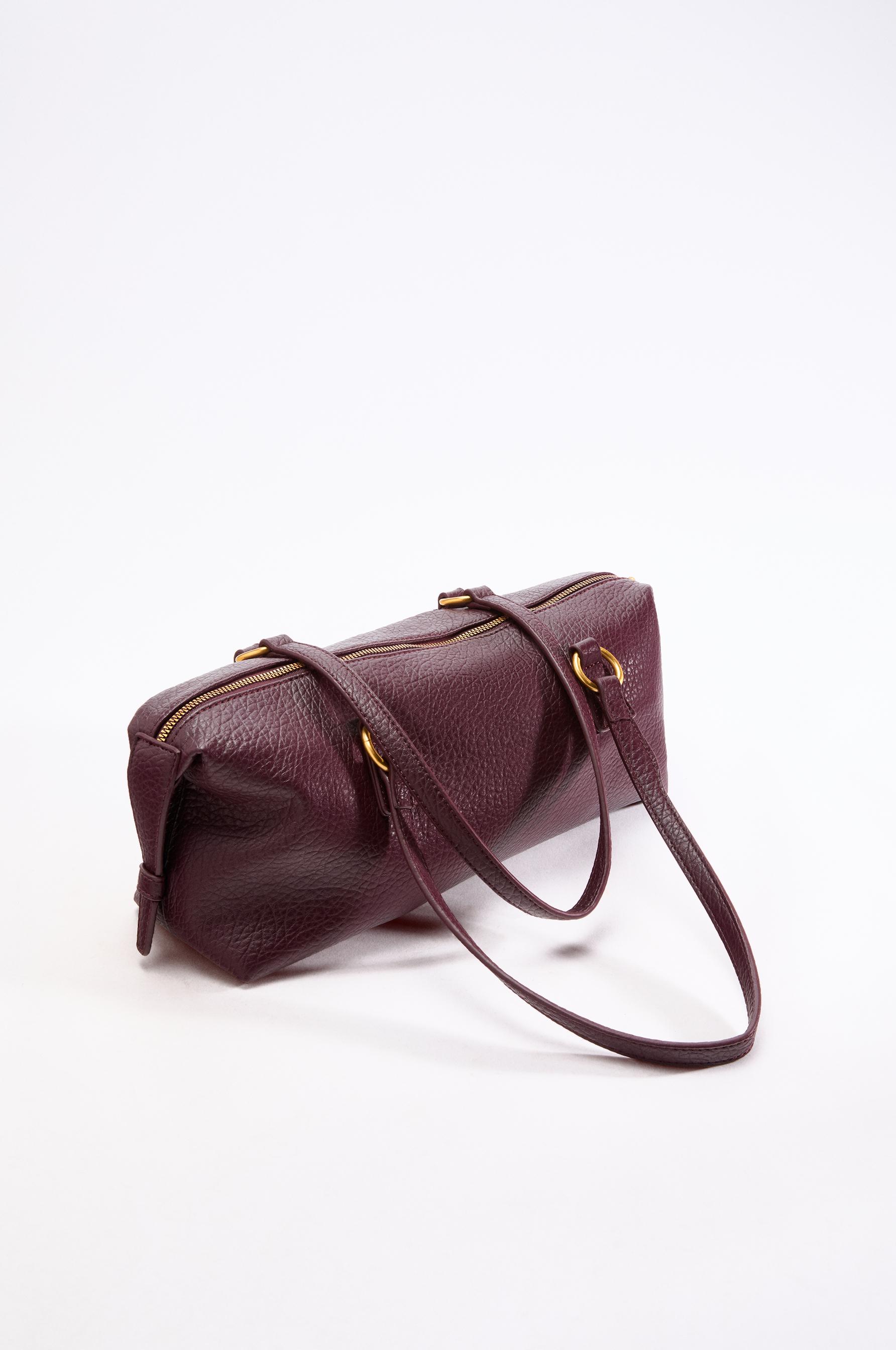 Ring shoulder bag — BURGUNDY