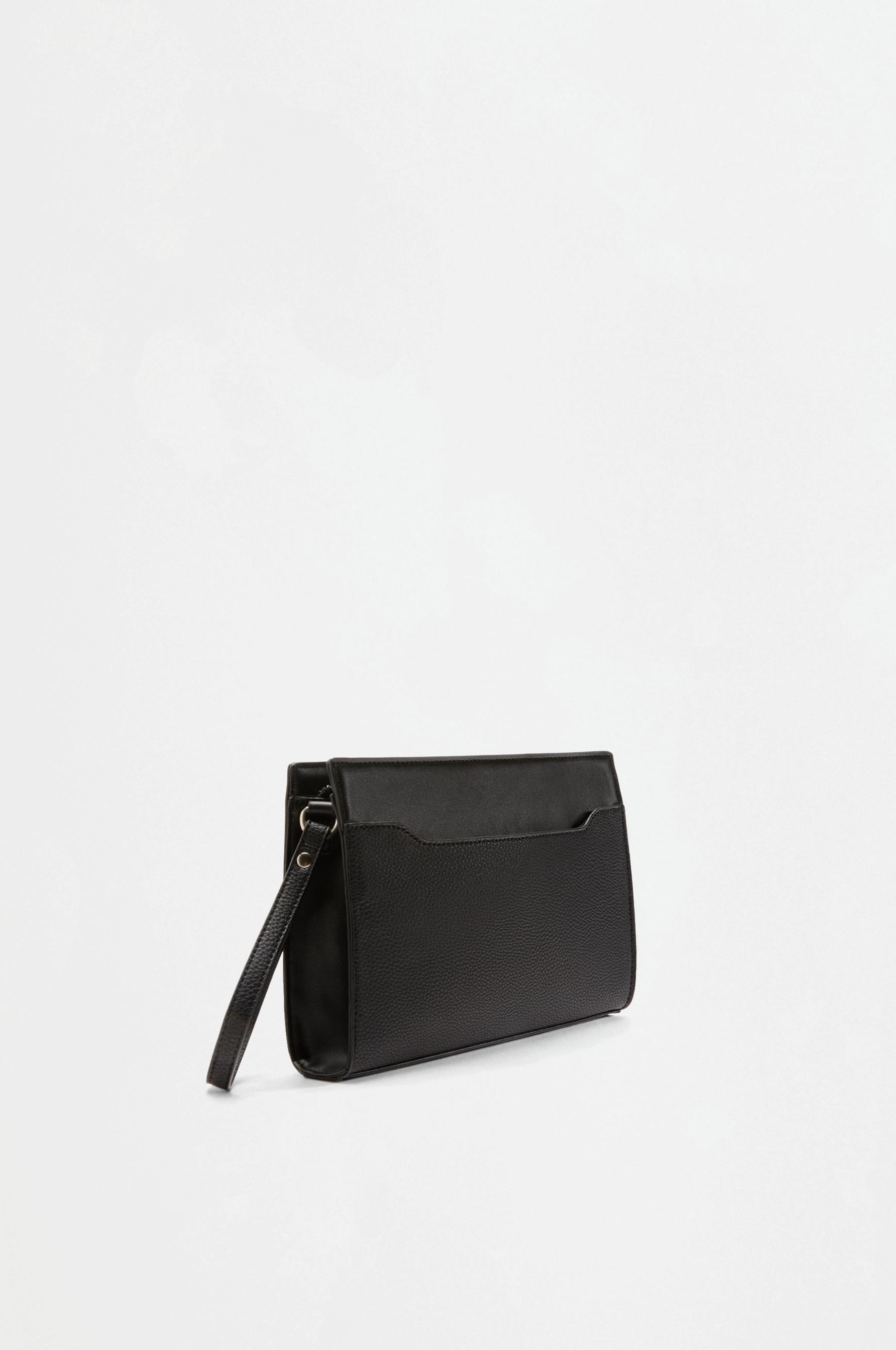 Envelope toiletry bag — BLACK