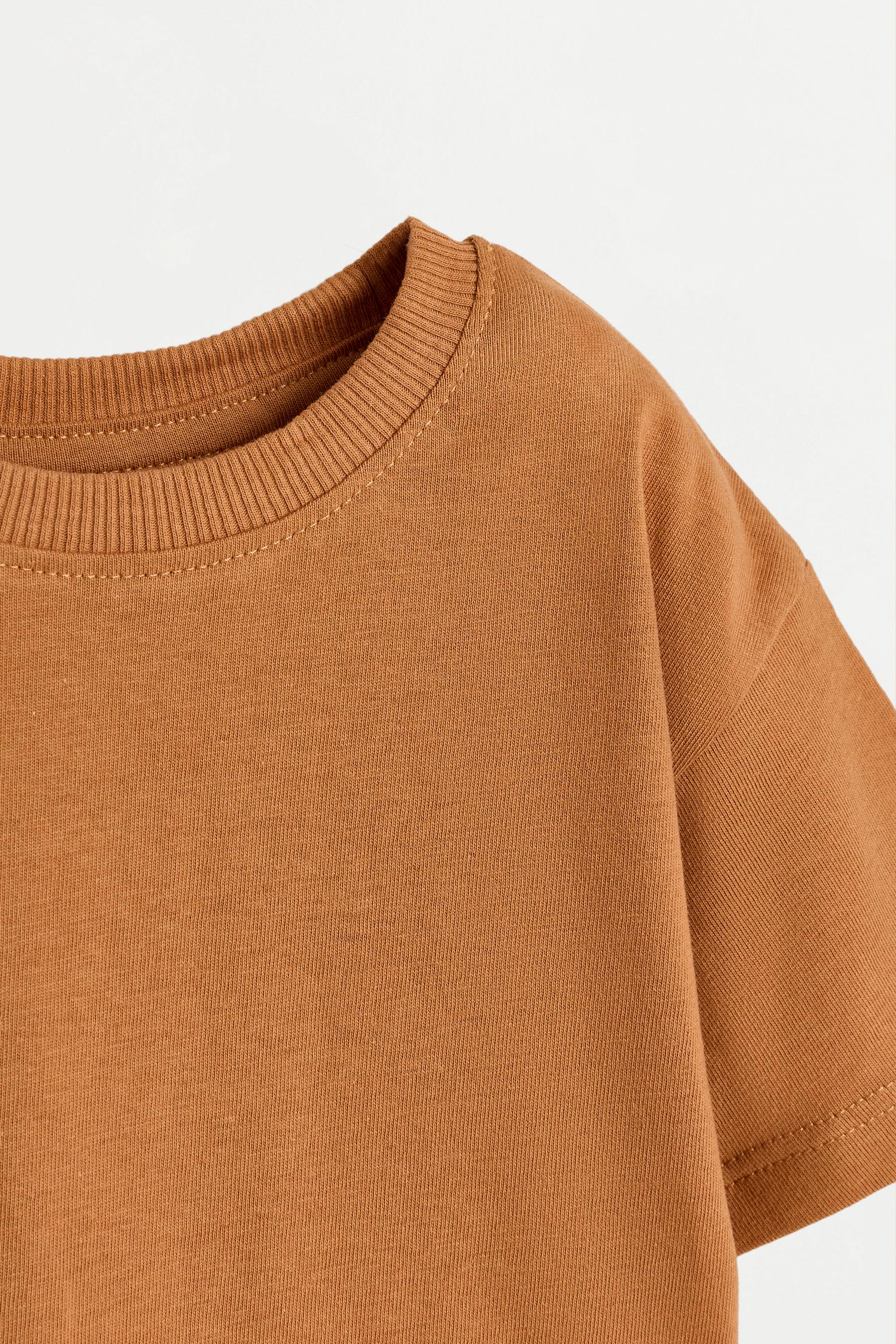 4-pack of plain T-shirts — ECRU