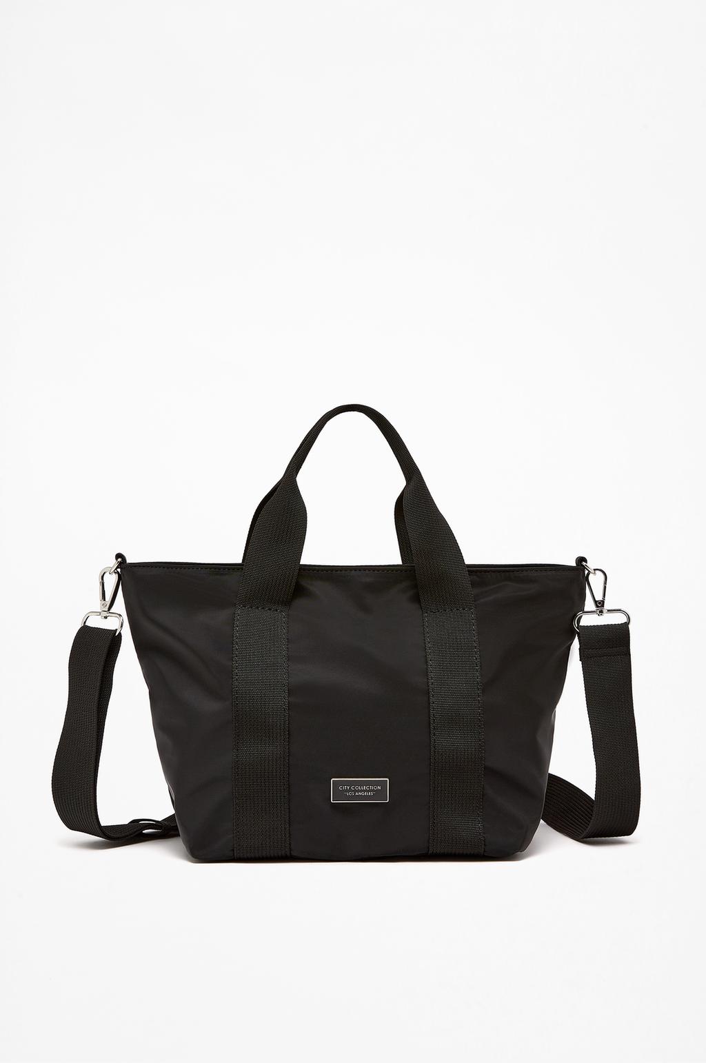 Small urban shopper bag with double handle