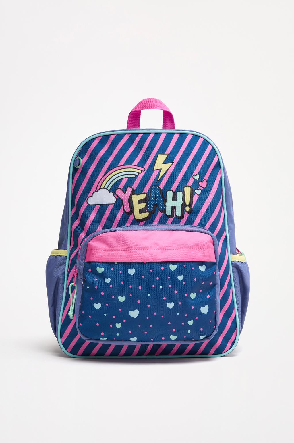 Printed backpack