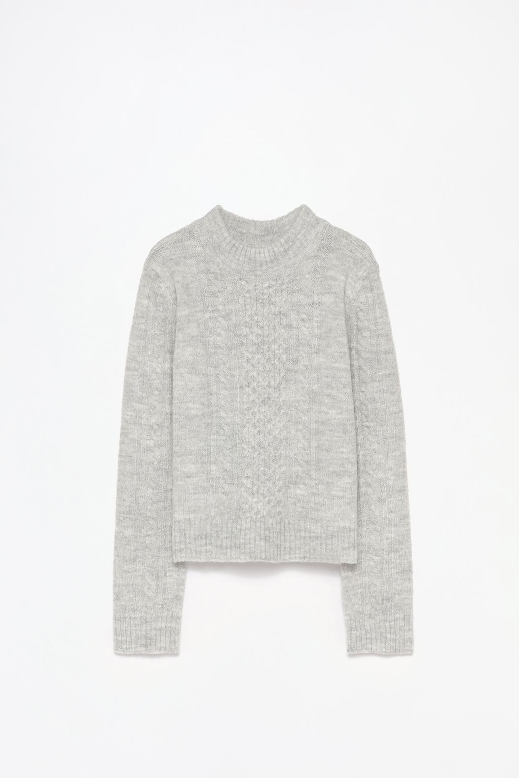 Woven knit jumper