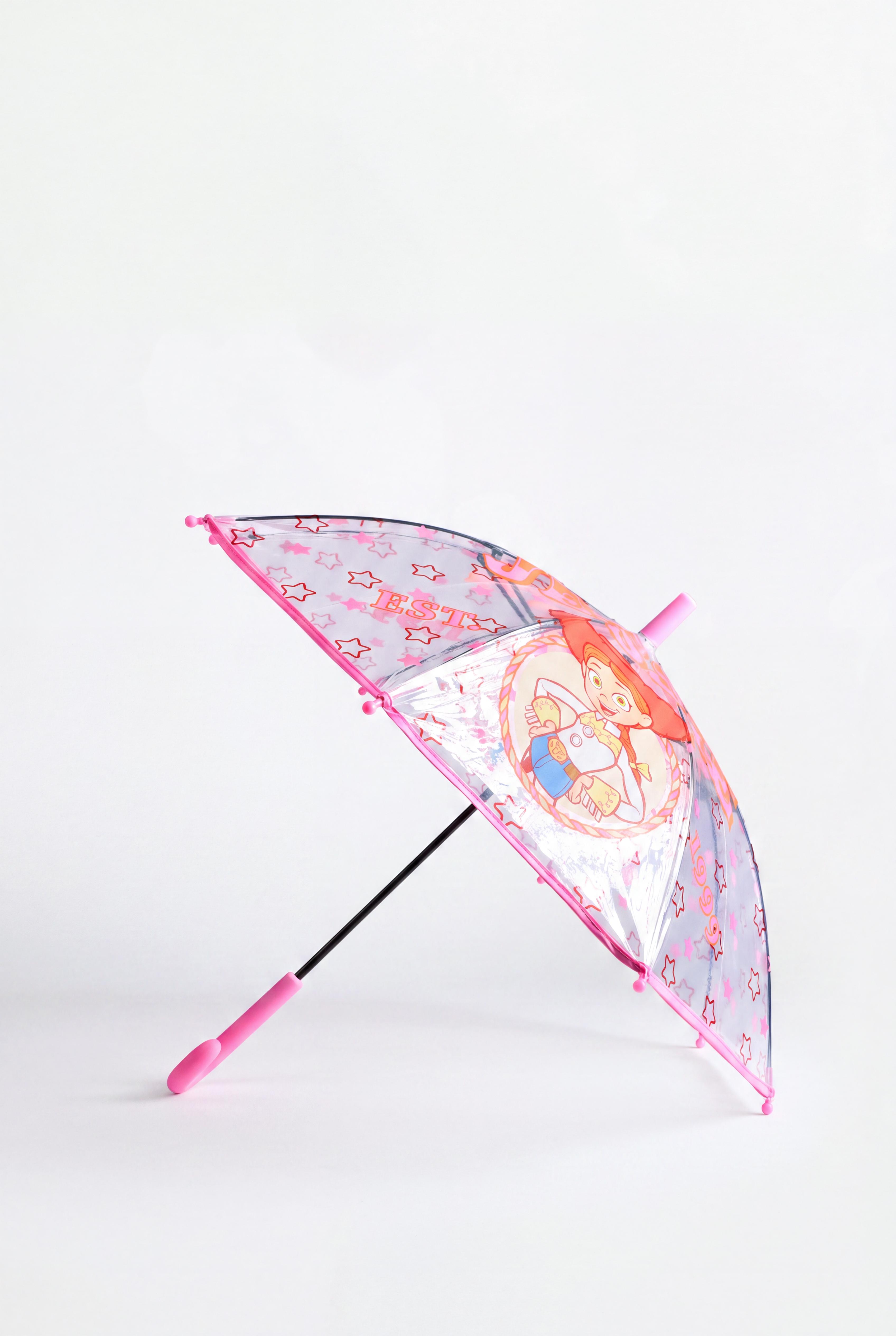 ©Disney Jessie transparent umbrella — PINK TONES