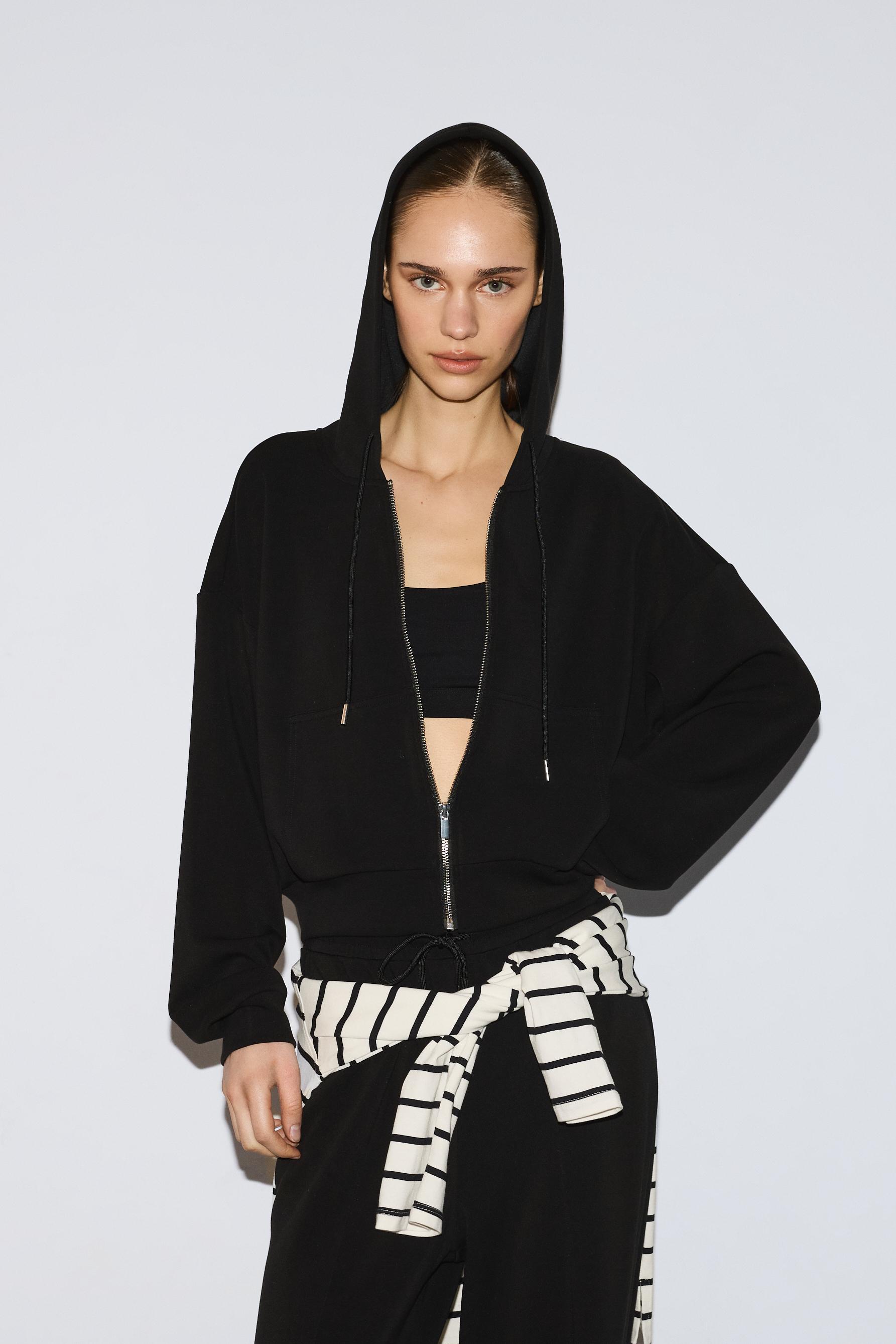 Sudadera felpa fluida