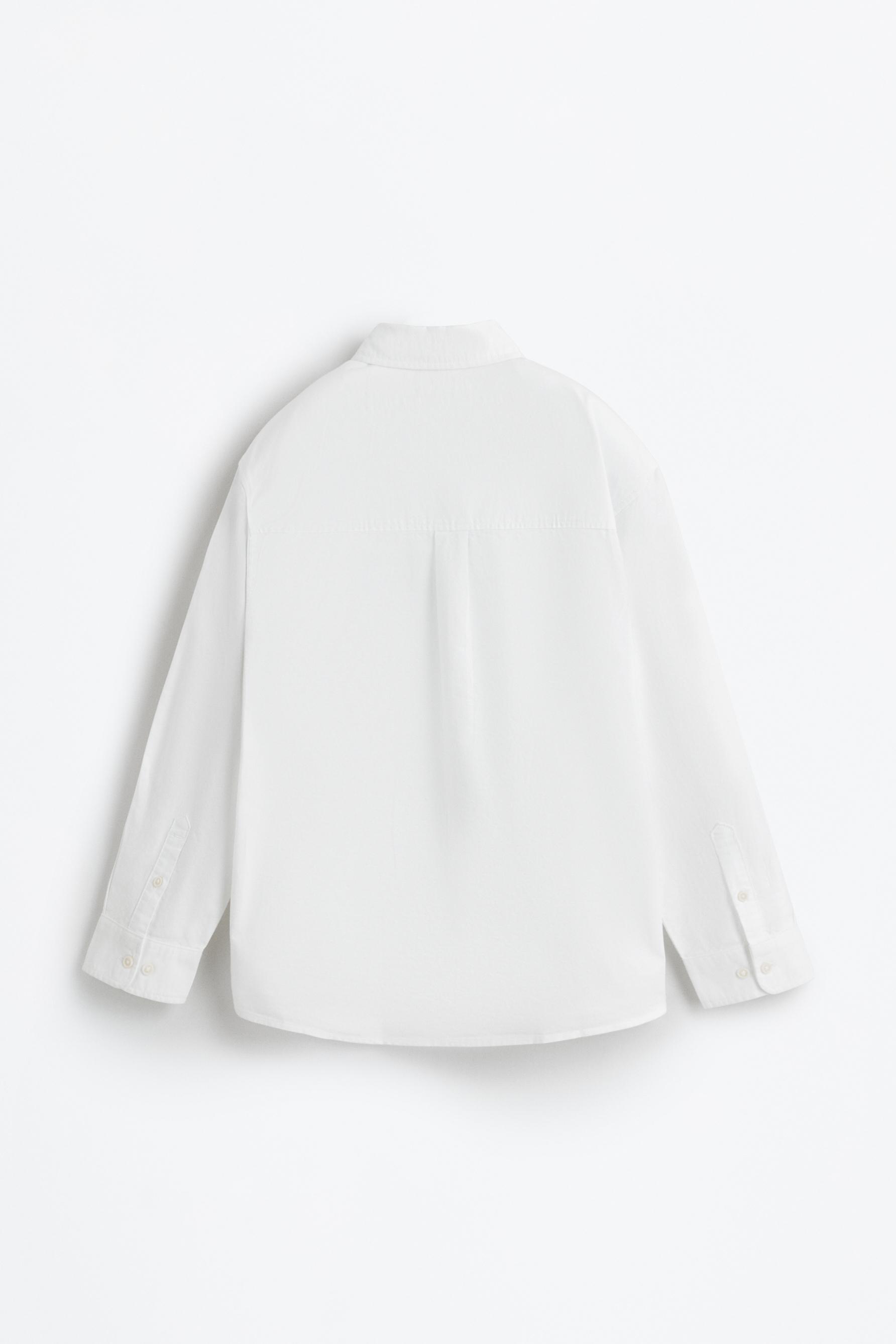 Oxford shirt — WHITE