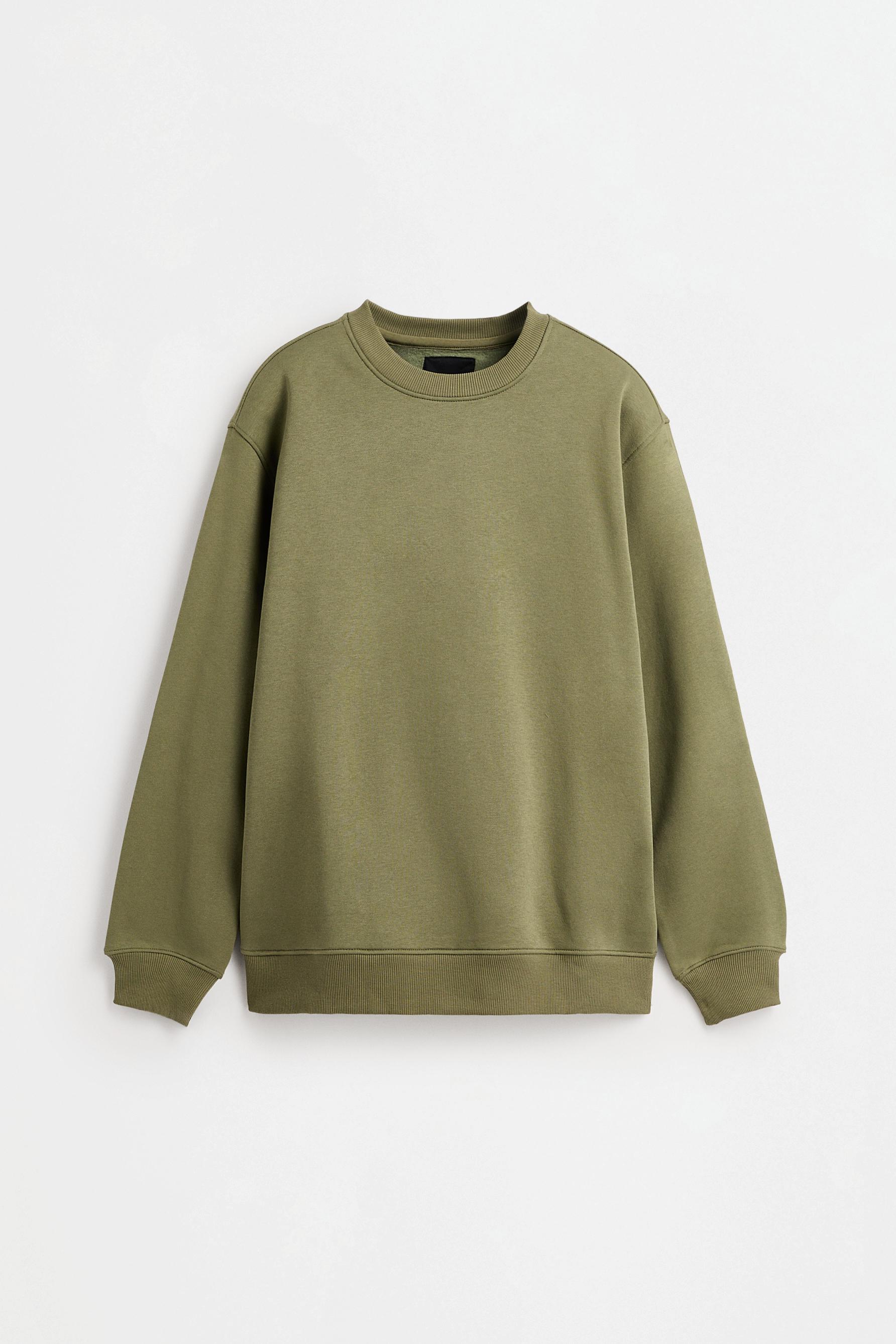 Basic sweatshirt — MEDIUM GREEN