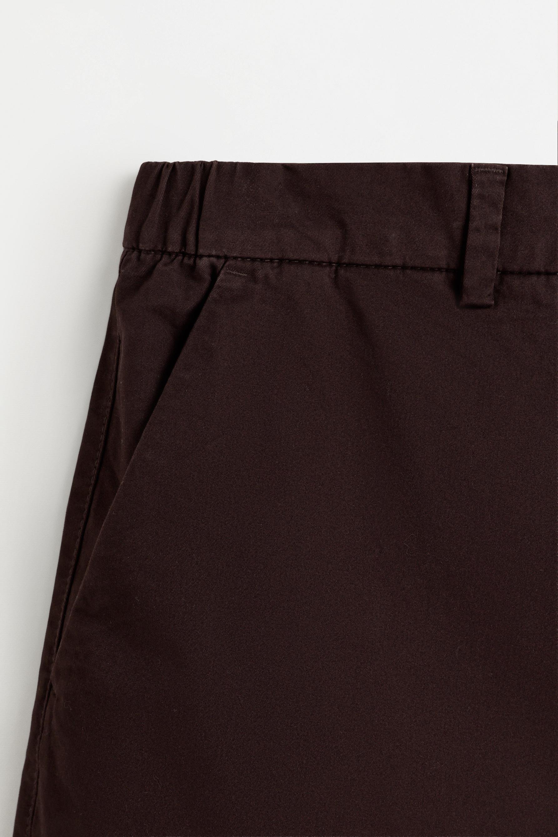 Semi-jogger Bermuda shorts — CHOCOLATE