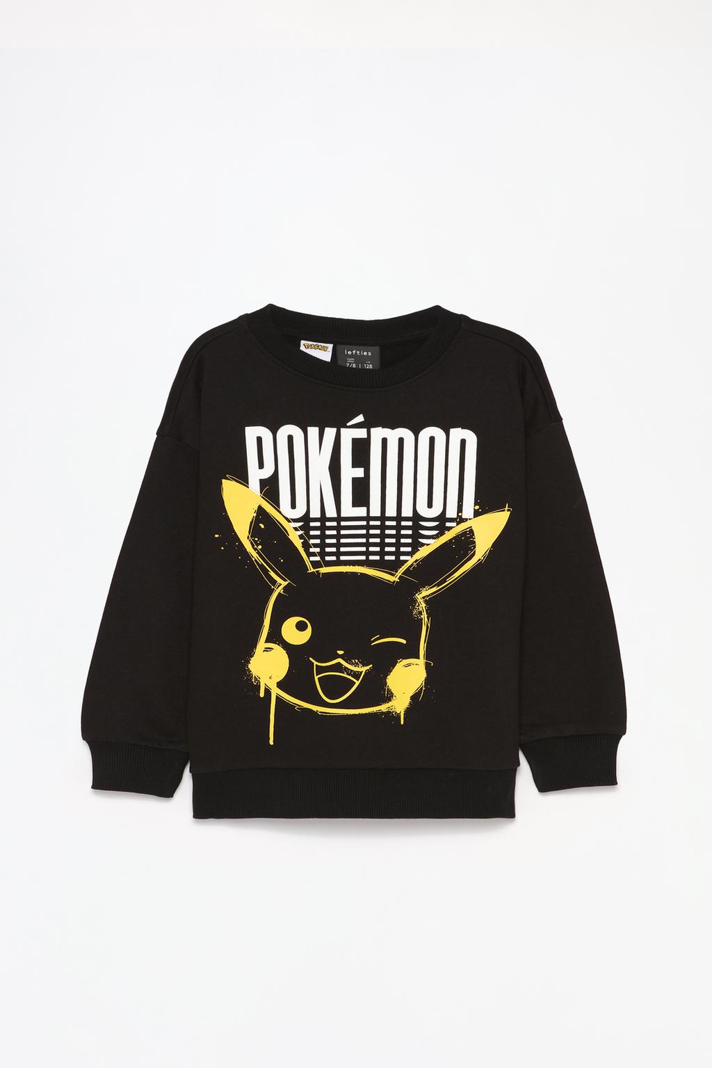 Pikachu Pokémon™ graffiti print sweatshirt