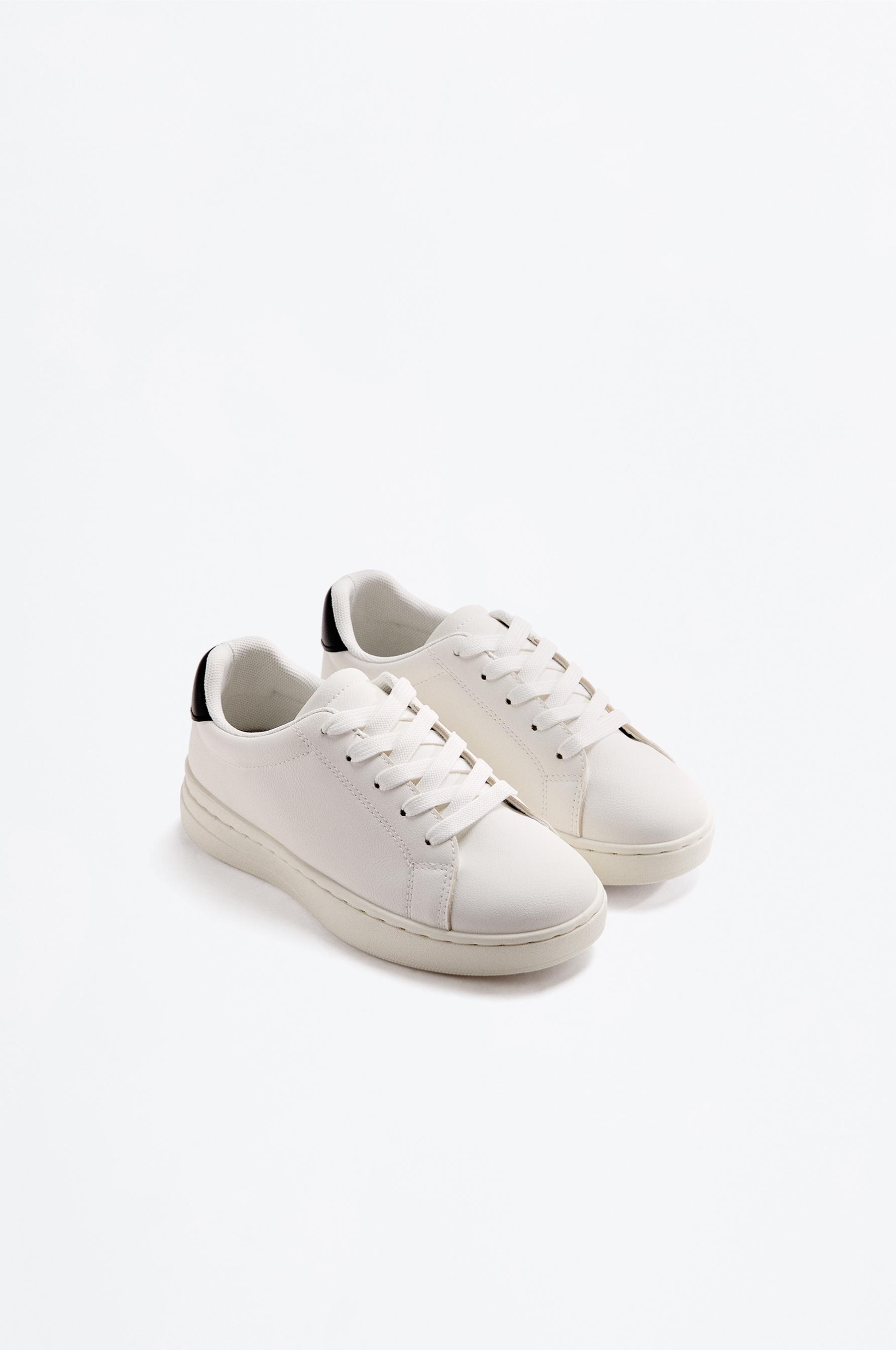 Casual platform shoe — WHITE