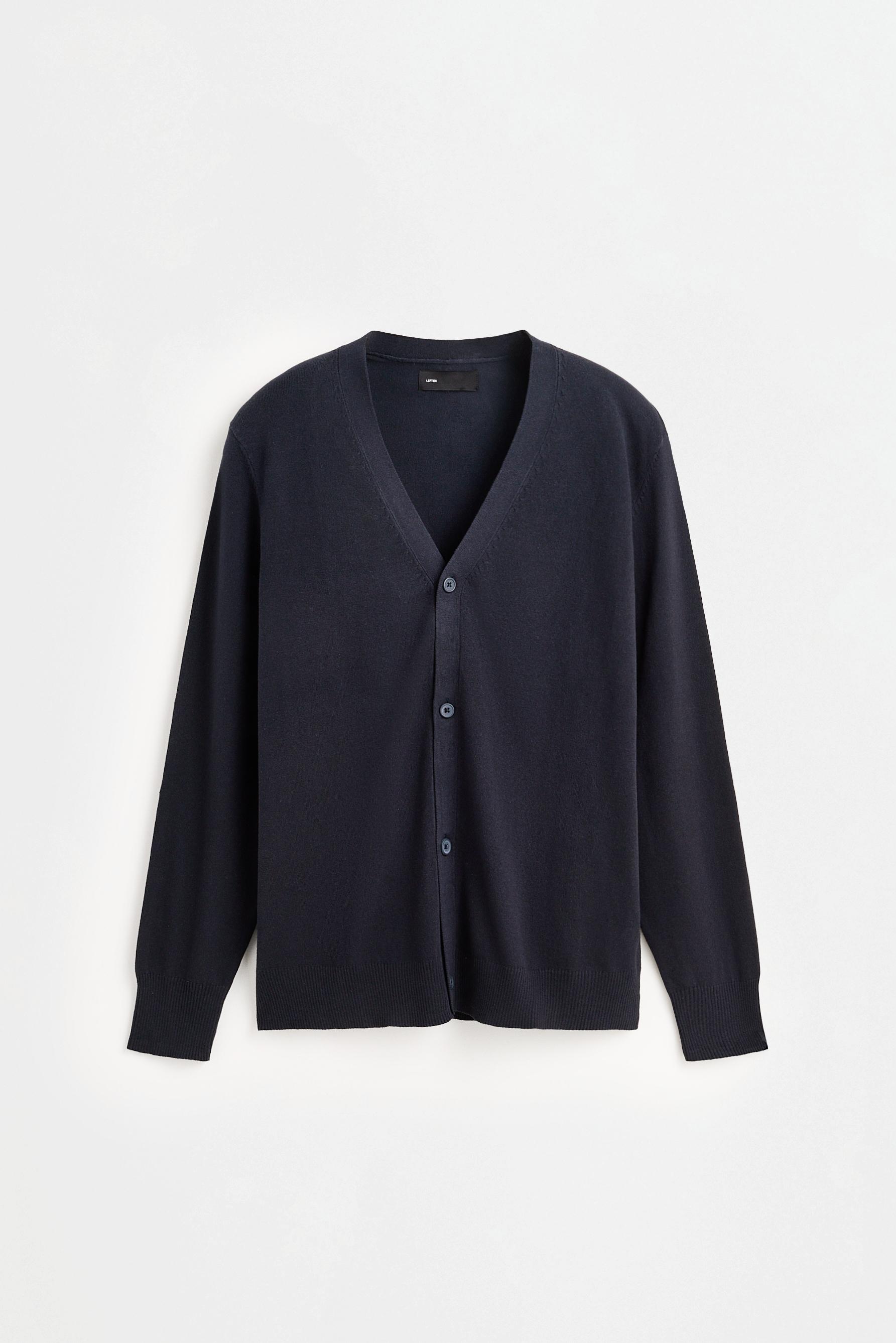 Basic cardigan — NAVY