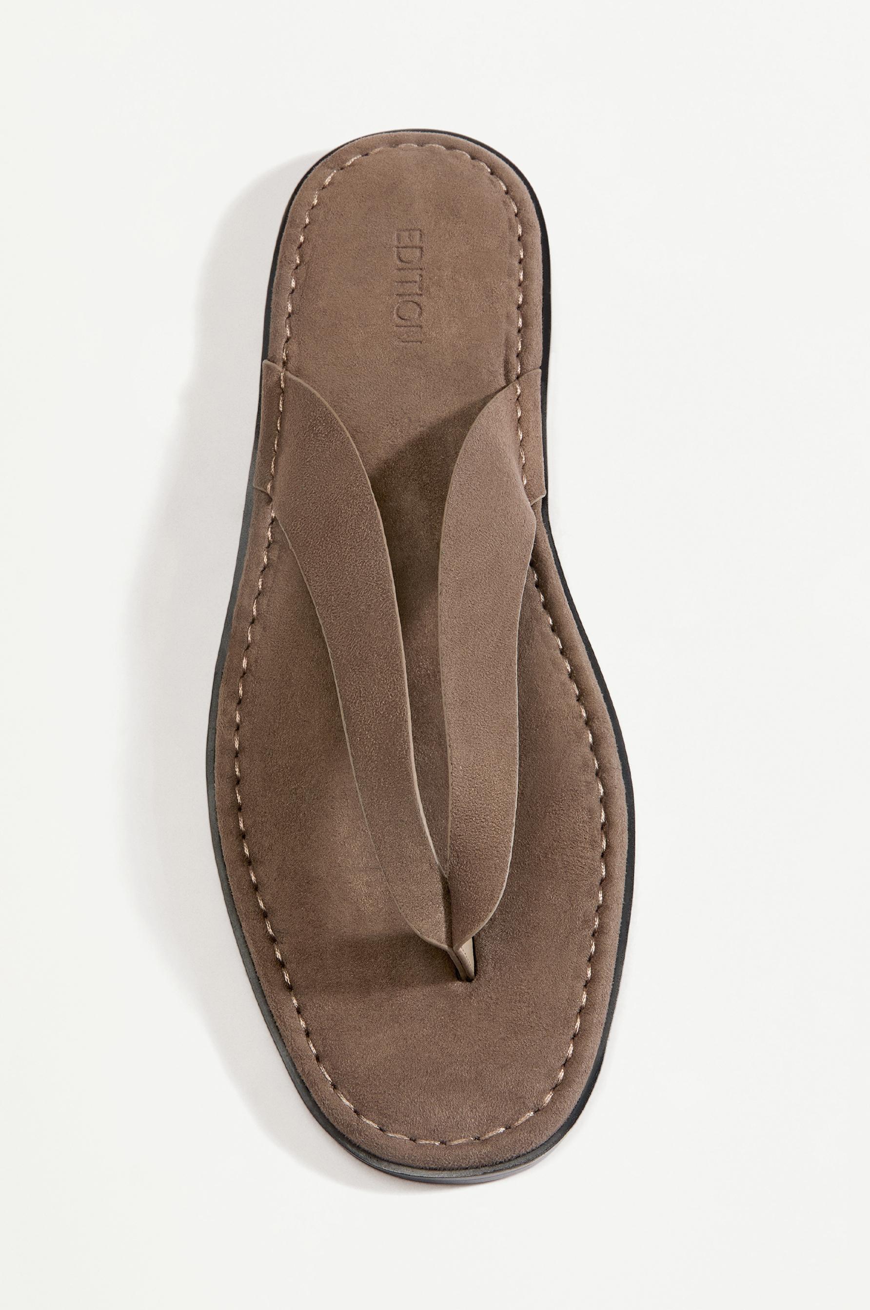 EDITION Strap Sandals — EARTH BROWN