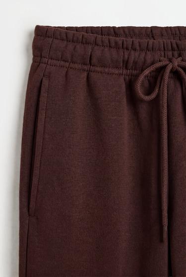 Basic straight tracksuit trousers — CHOCOLATE 7