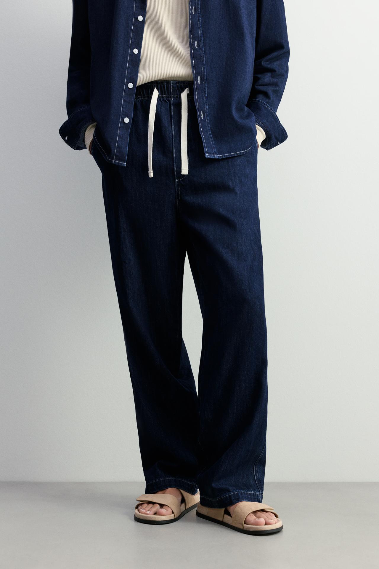 Baggy jogger jeans — BLUE
