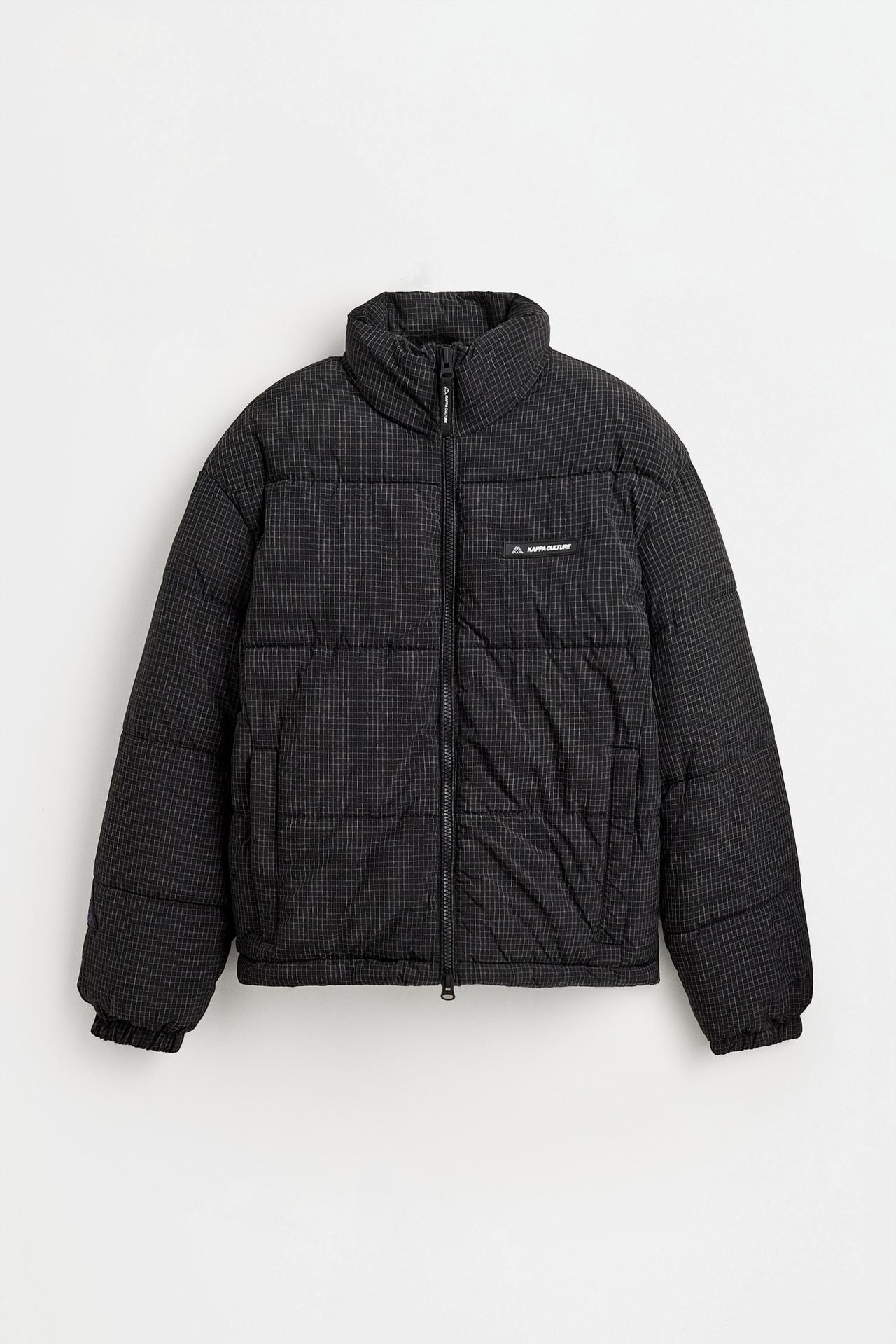 Kappa Culture x Lefties quilted jacket — ANTHRACITE GREY