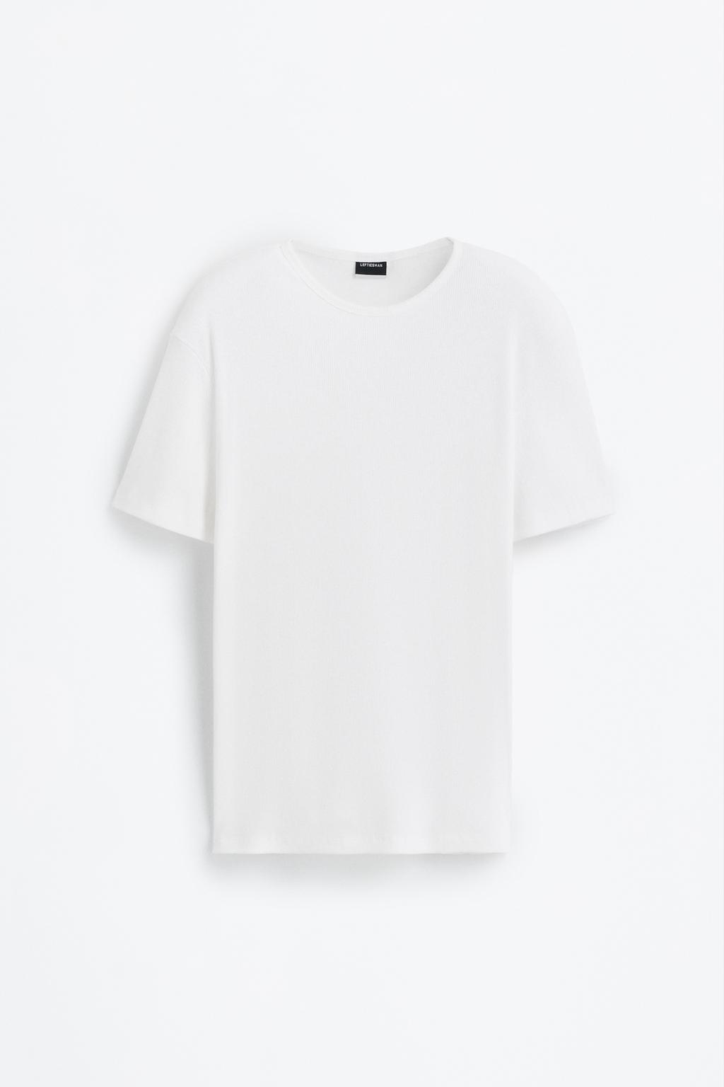Slim fit ribbed T-shirt