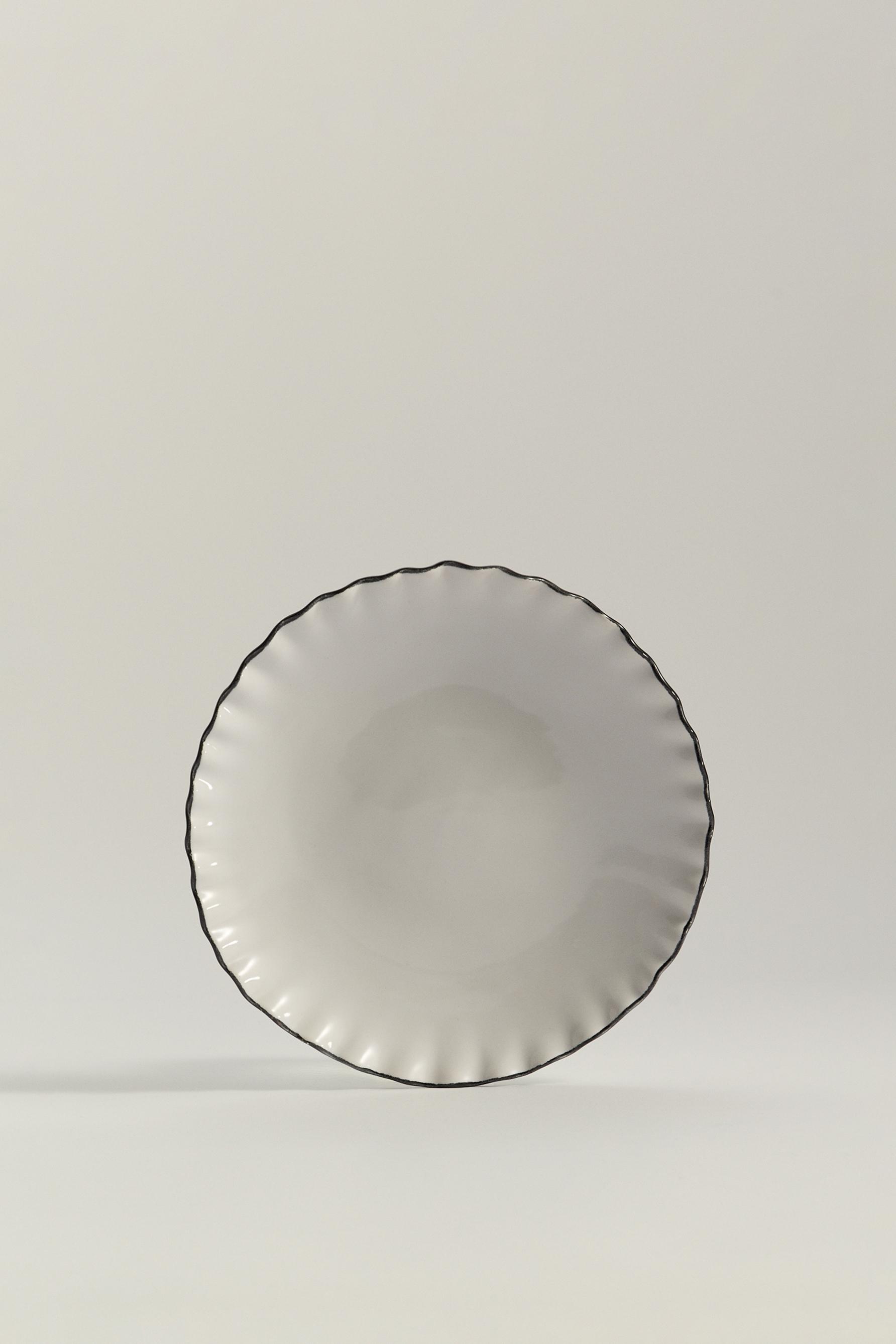 Plato postre contraste 23 cm