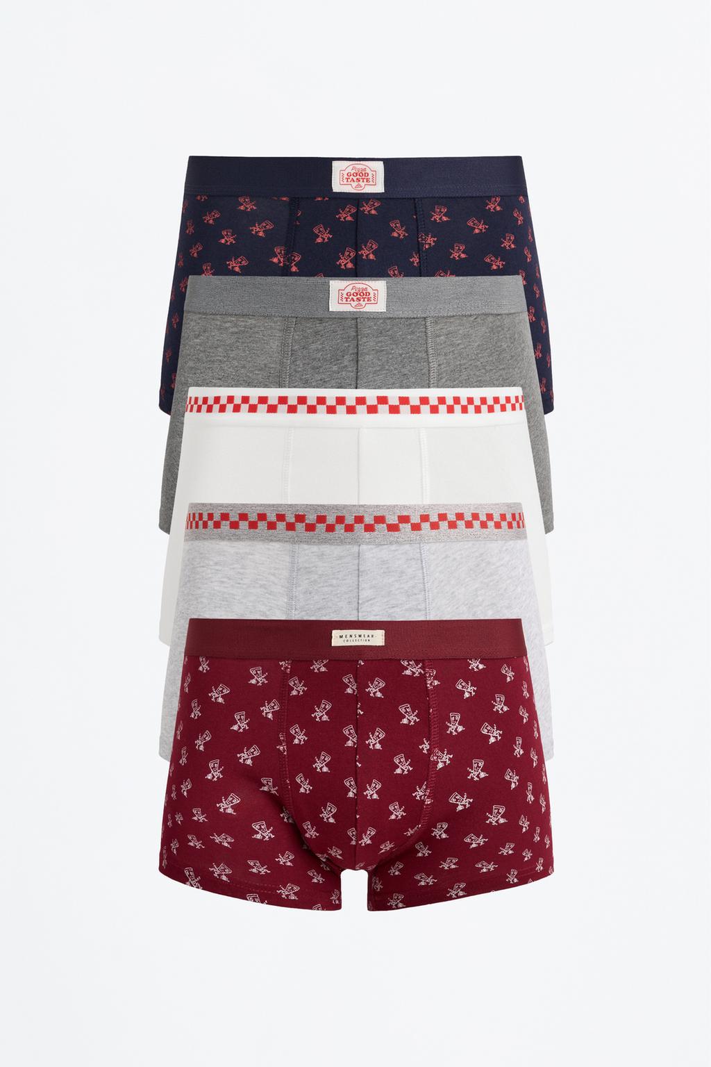 Pack da 5 boxer assortiti