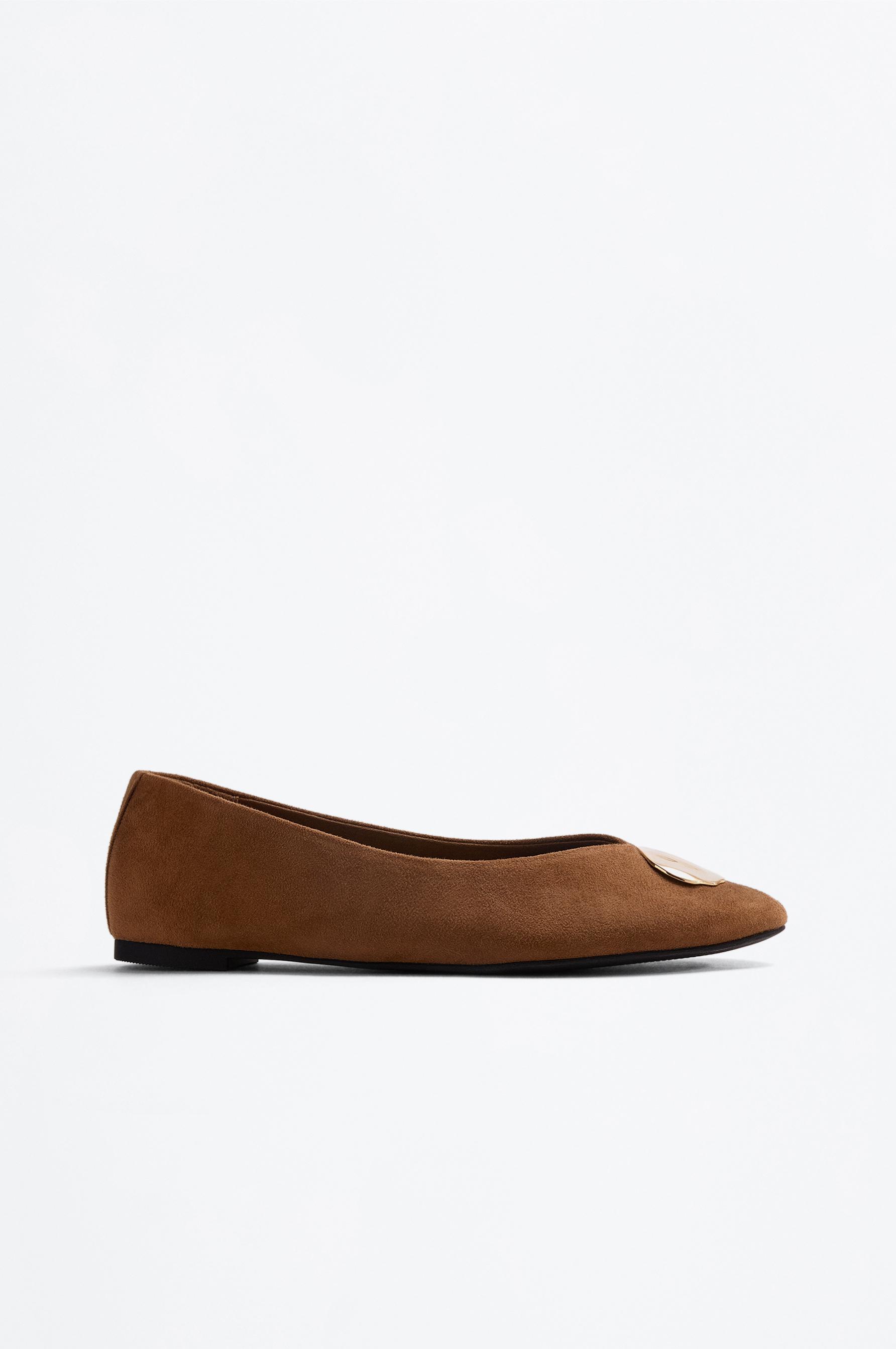 Ballerina with metal detail — LEATHER