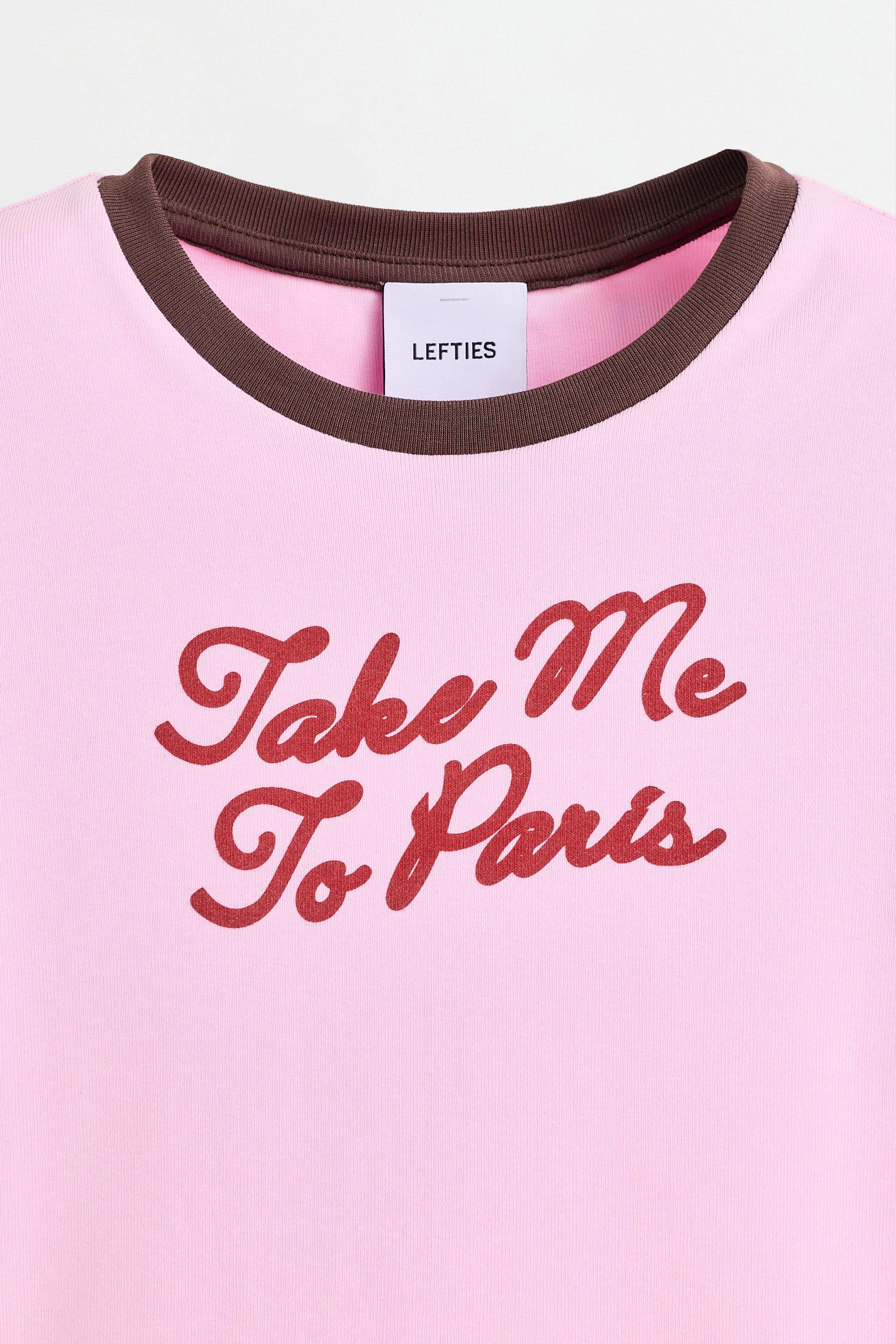 Printed T-shirt — PASTEL PINK