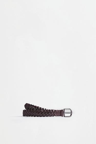Braided belt — DARK BROWN 2