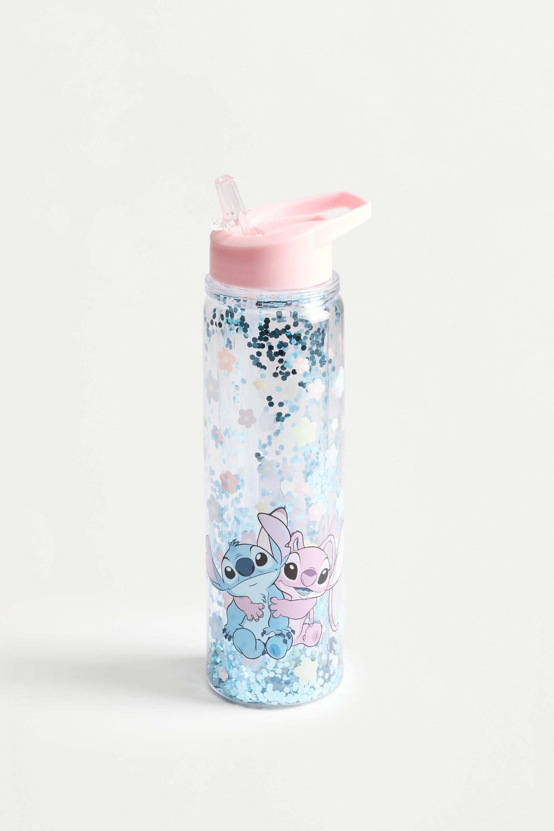 Stitch & Angel ©Disney 500ml floral bottle — PINK