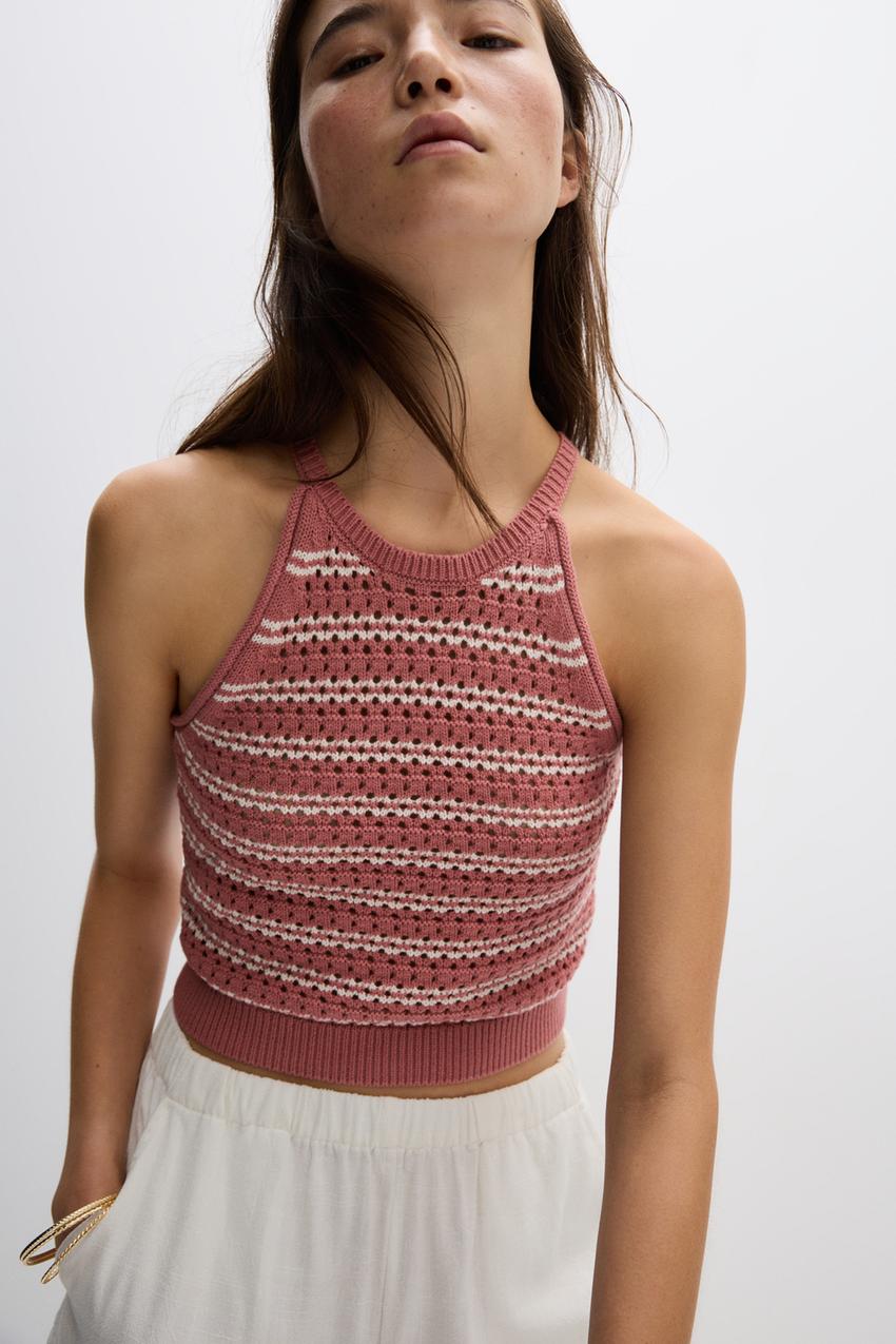 Top punto calado ZAPATOS Mujer Lefties México - Main Image