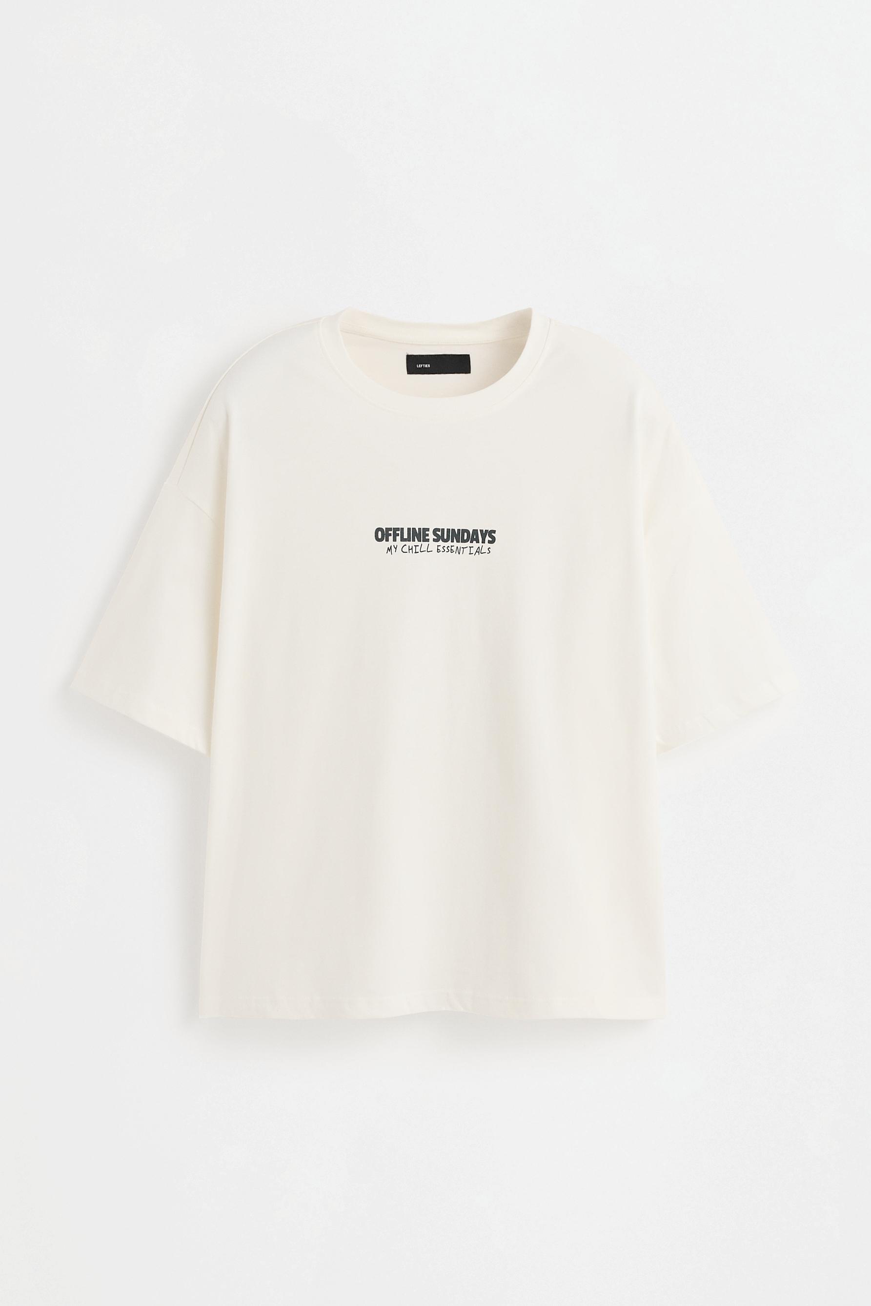 Short slogan pyjamas — OFF WHITE
