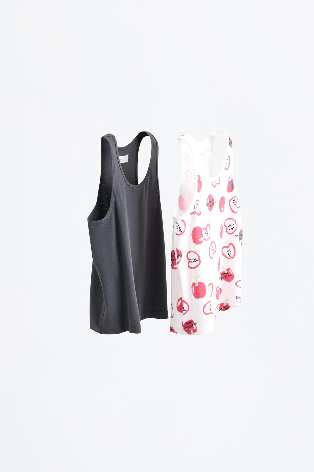 Pack 2 camisetas tirantes combinadas