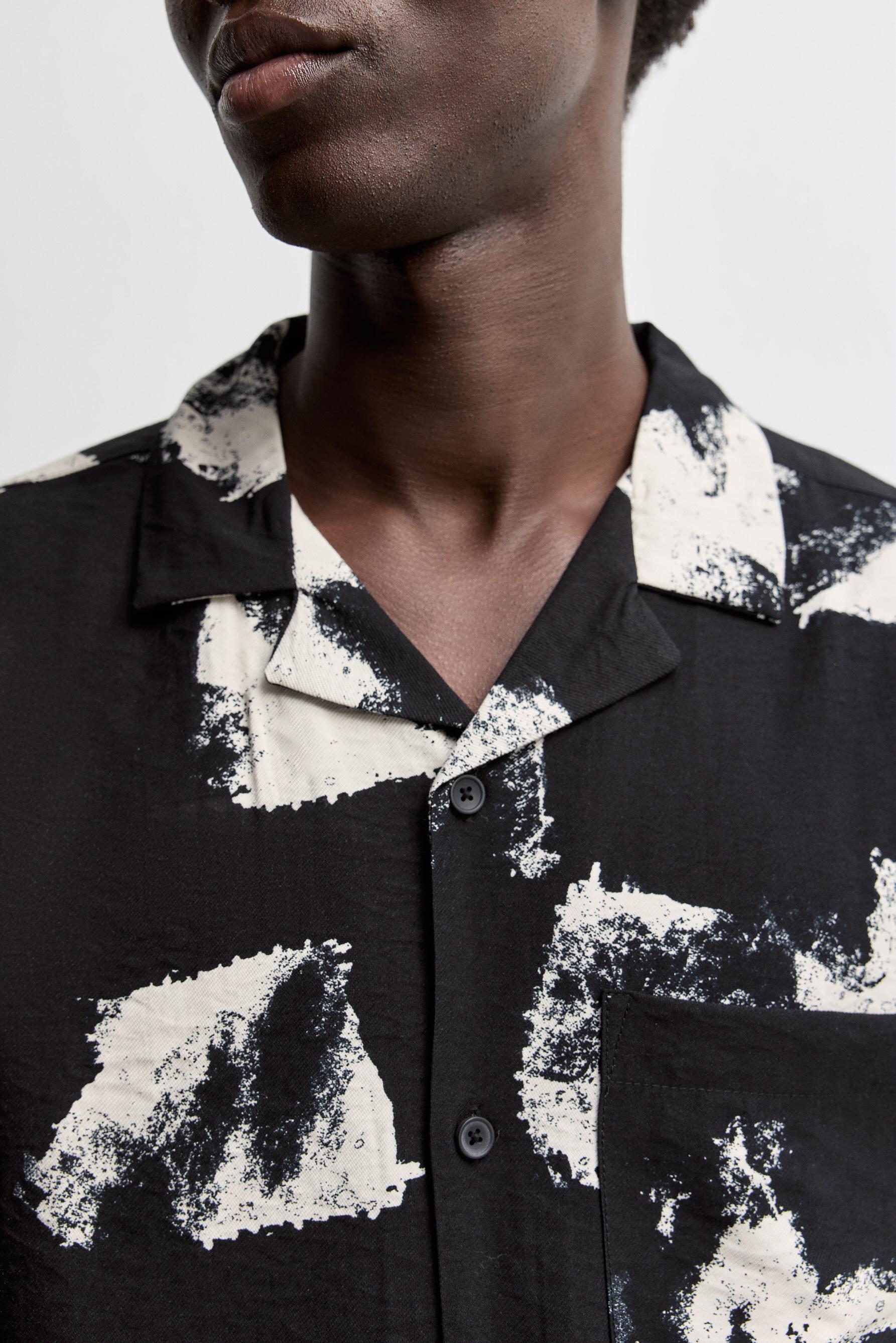 Resort shirt — BLACK