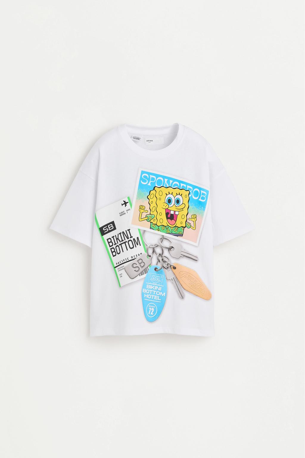 SpongeBob Nickelodeon™ back maxiprint T-shirt – Lefties – صورة المنتج