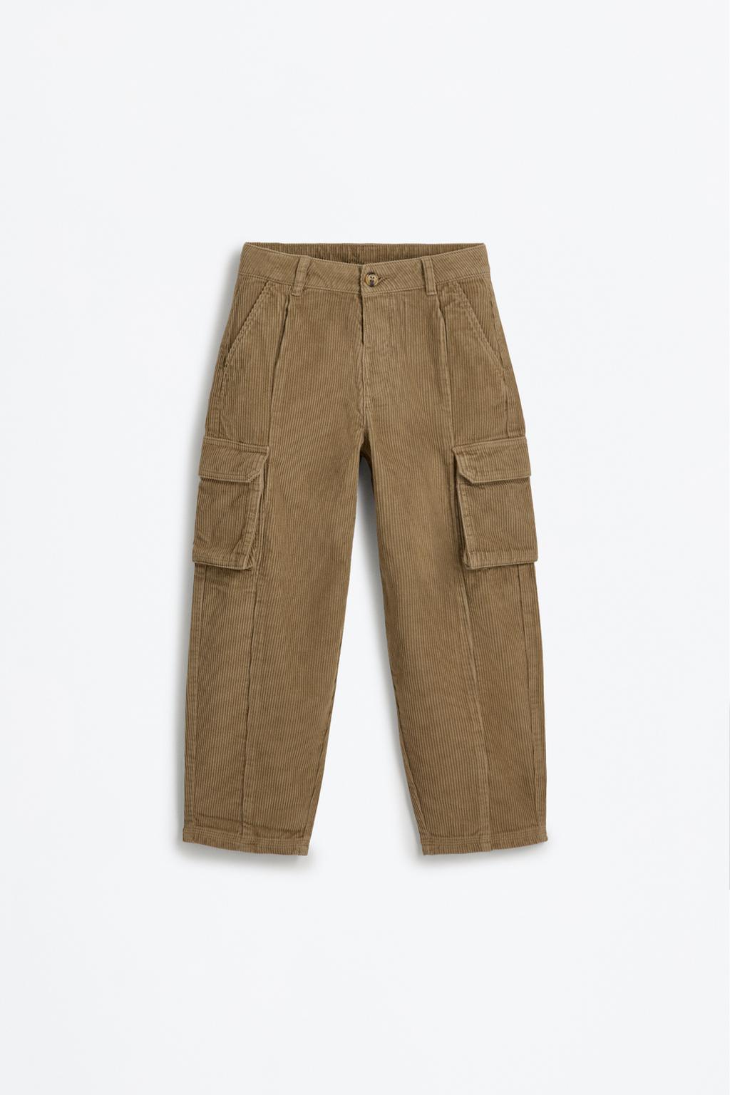 Pantalón pana cargo
