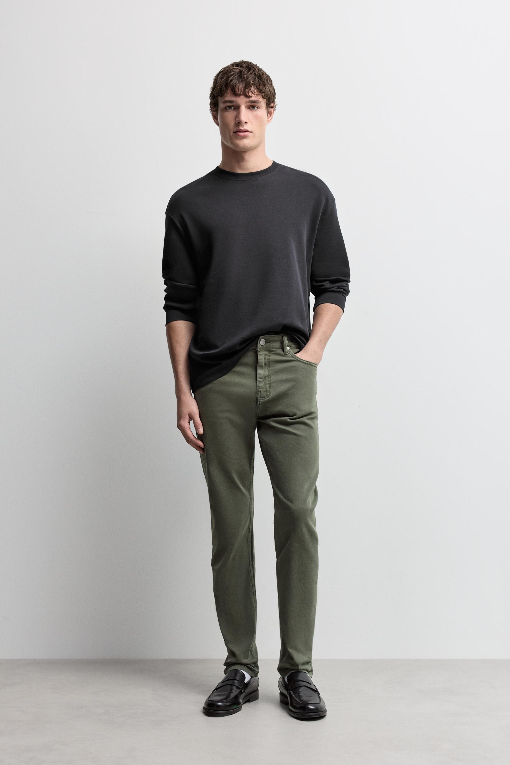 Slim jeans — DARK OLIVE GREEN