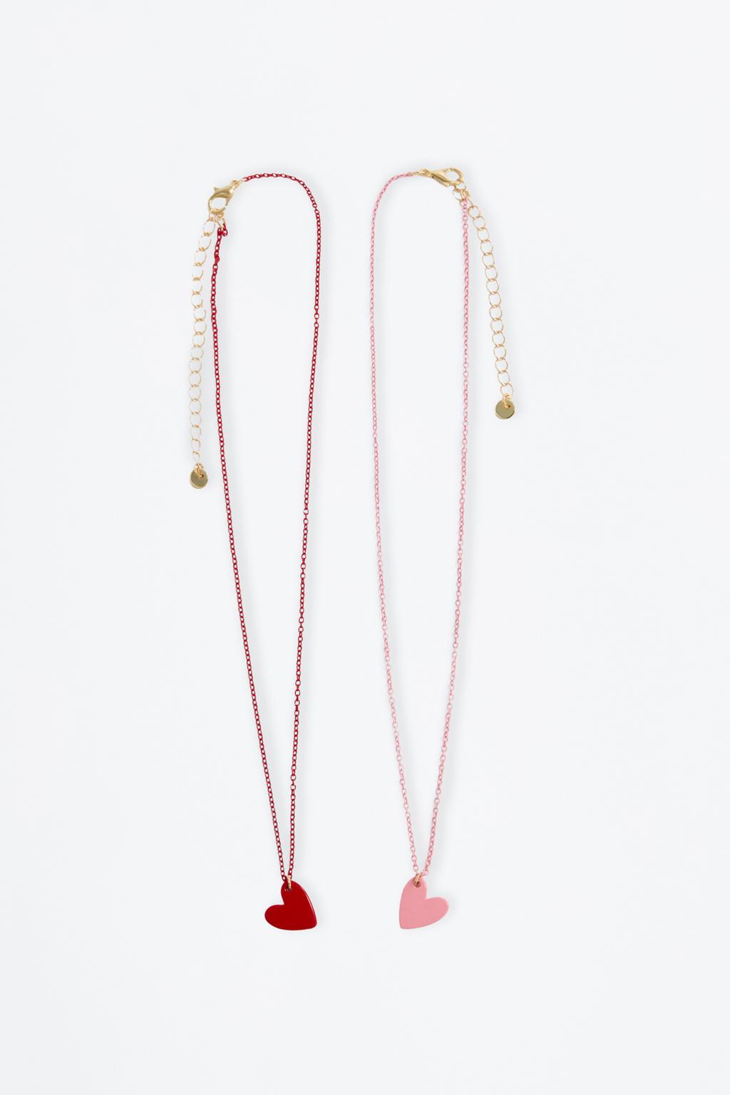 Caixa de presente colares coração