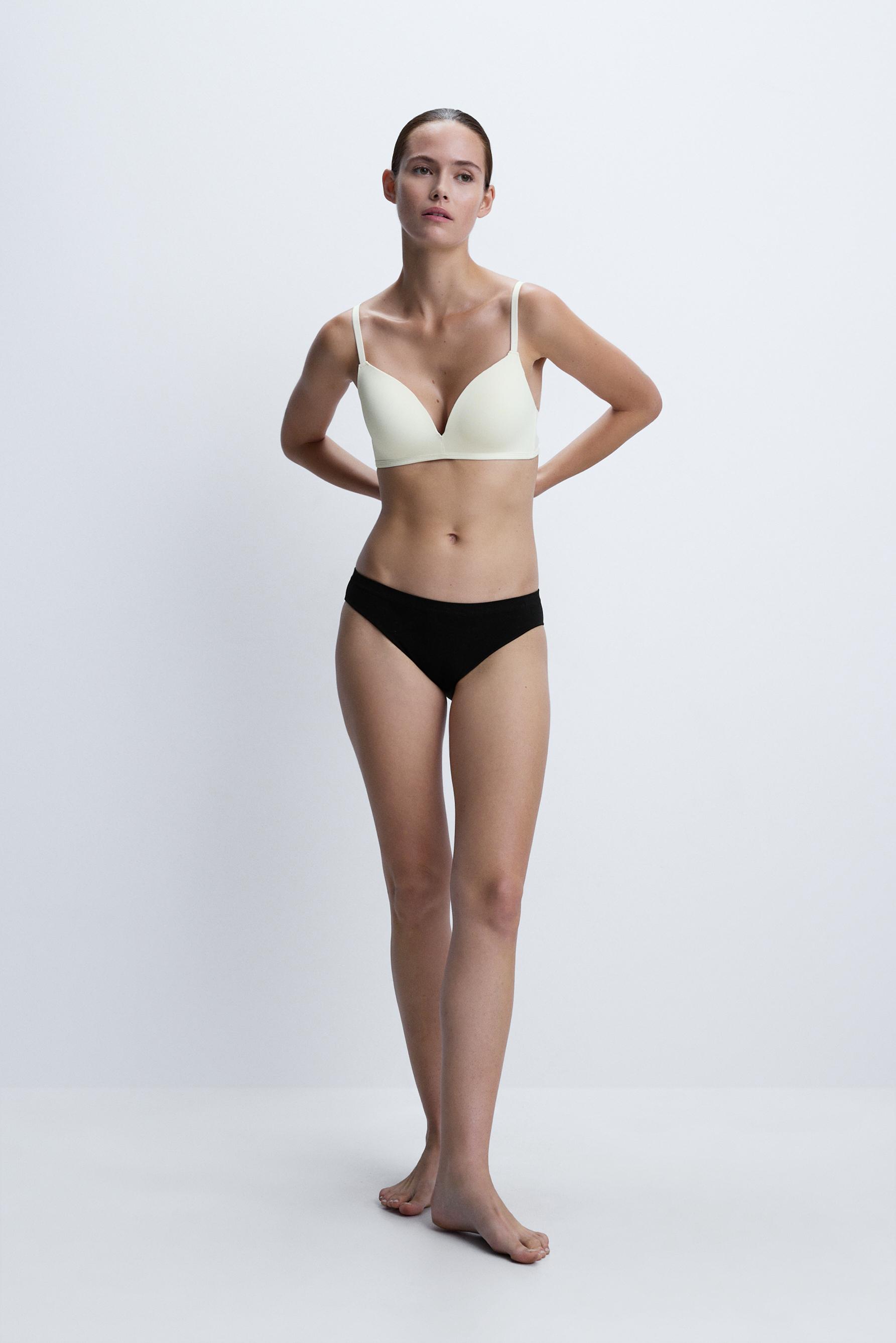 Microfibre classic pre-shaped bra — WHITE