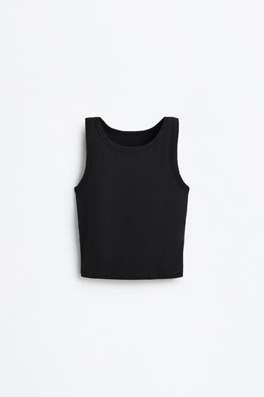 Top with built-in bra — BLACK 6