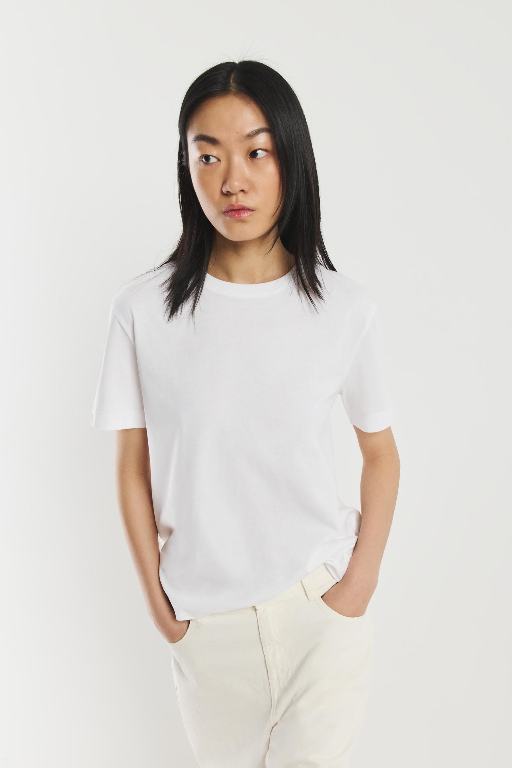 2-pack of basic round neck T-shirts — BLACK