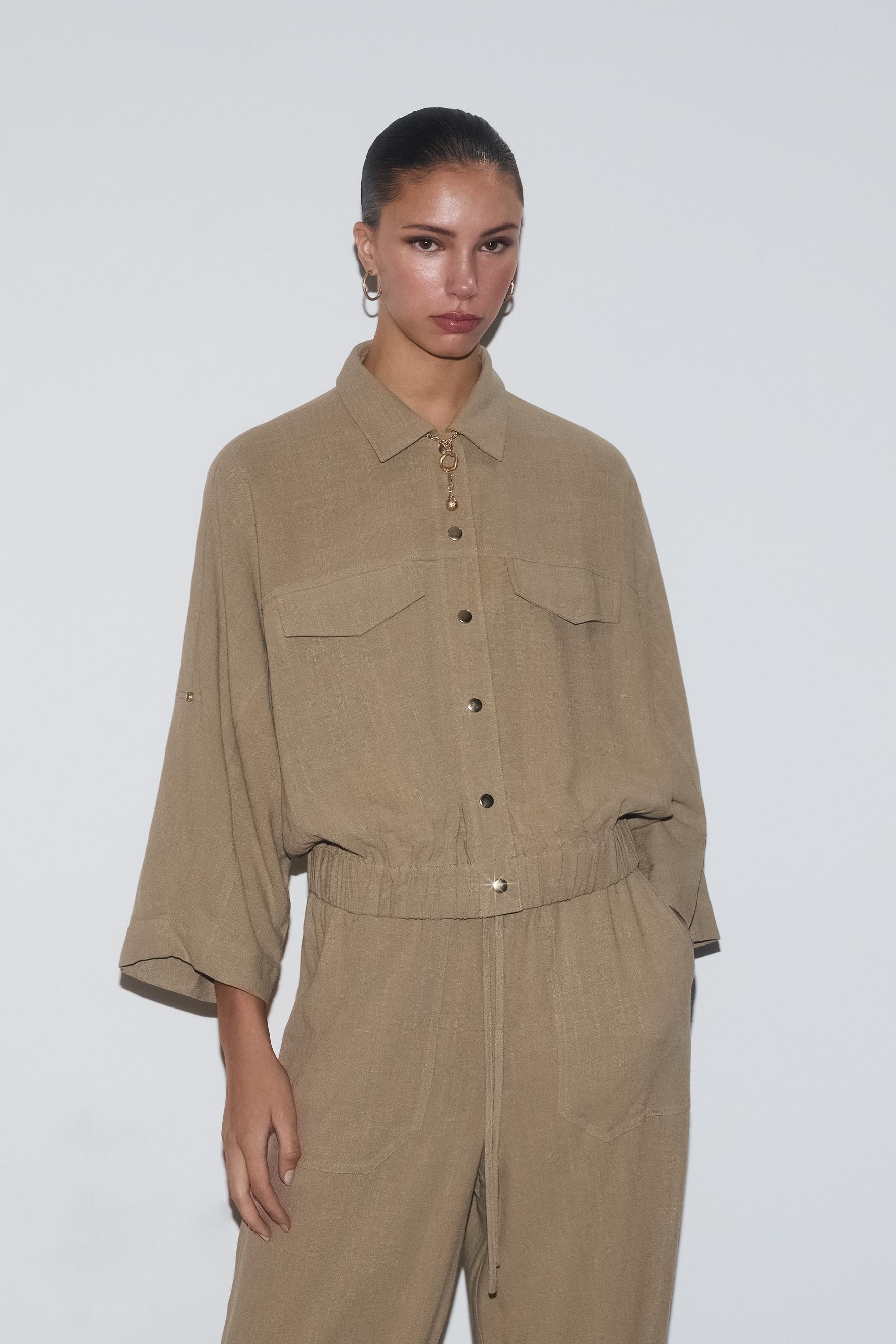 Camisa rústica bajo elástico