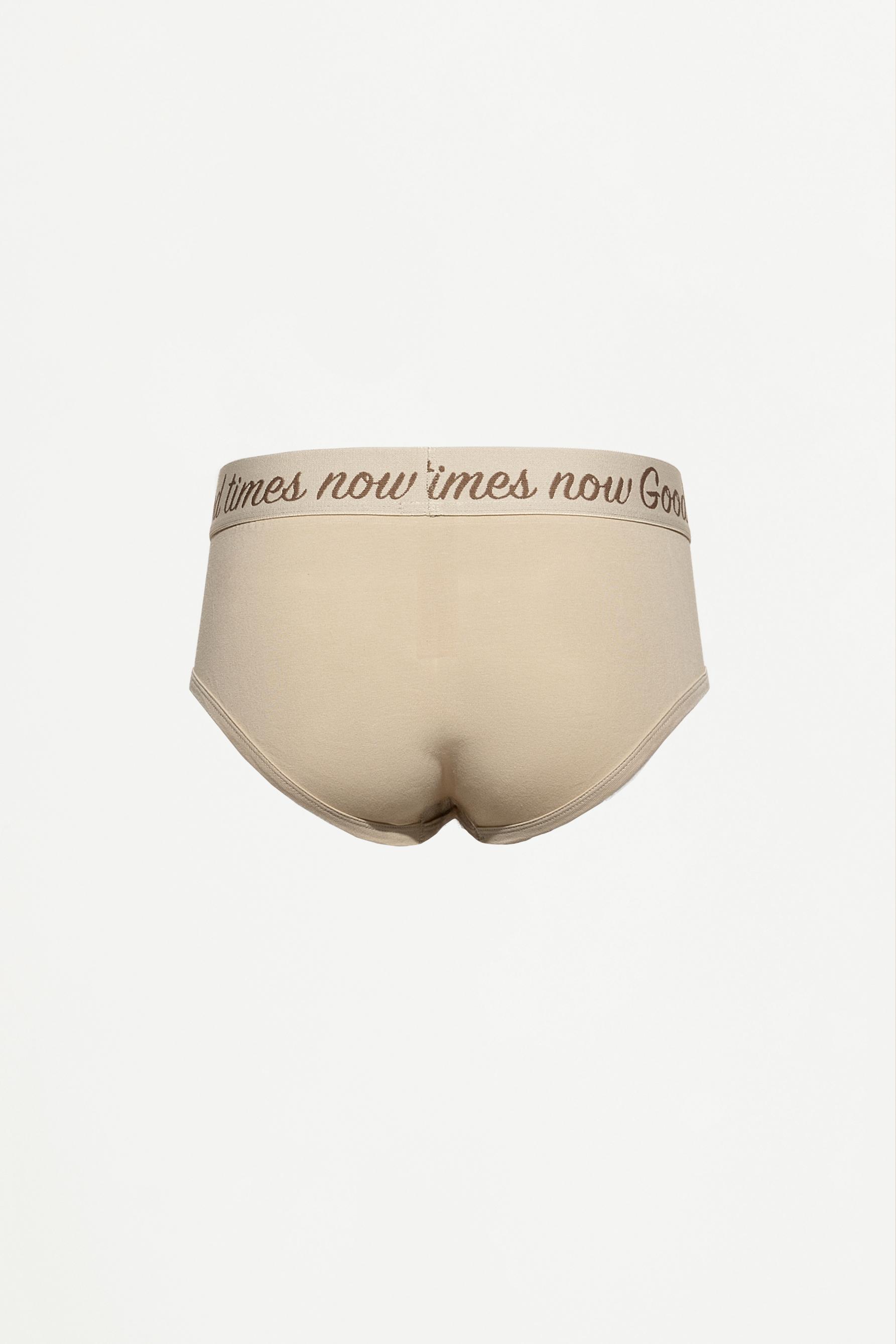 Briefs with text (Pack of 5) — NAVY