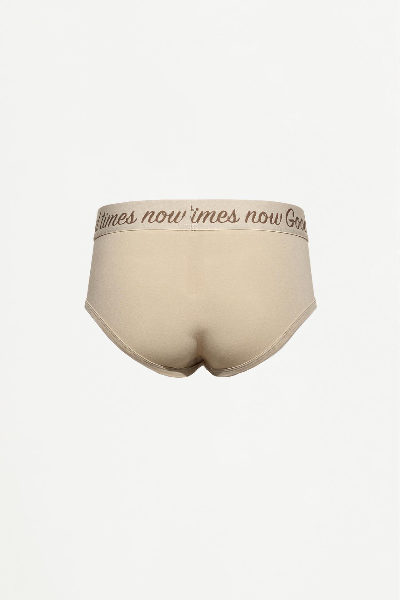 Briefs with text (Pack of 5) — NAVY