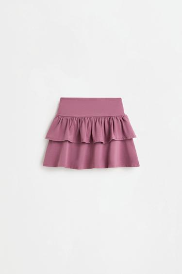 Ruffled skirt — PLUM 1