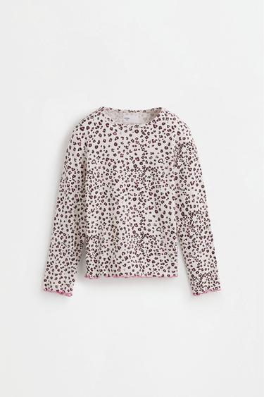 Ribbed animal print pyjamas — LEOPARD PRINT 2