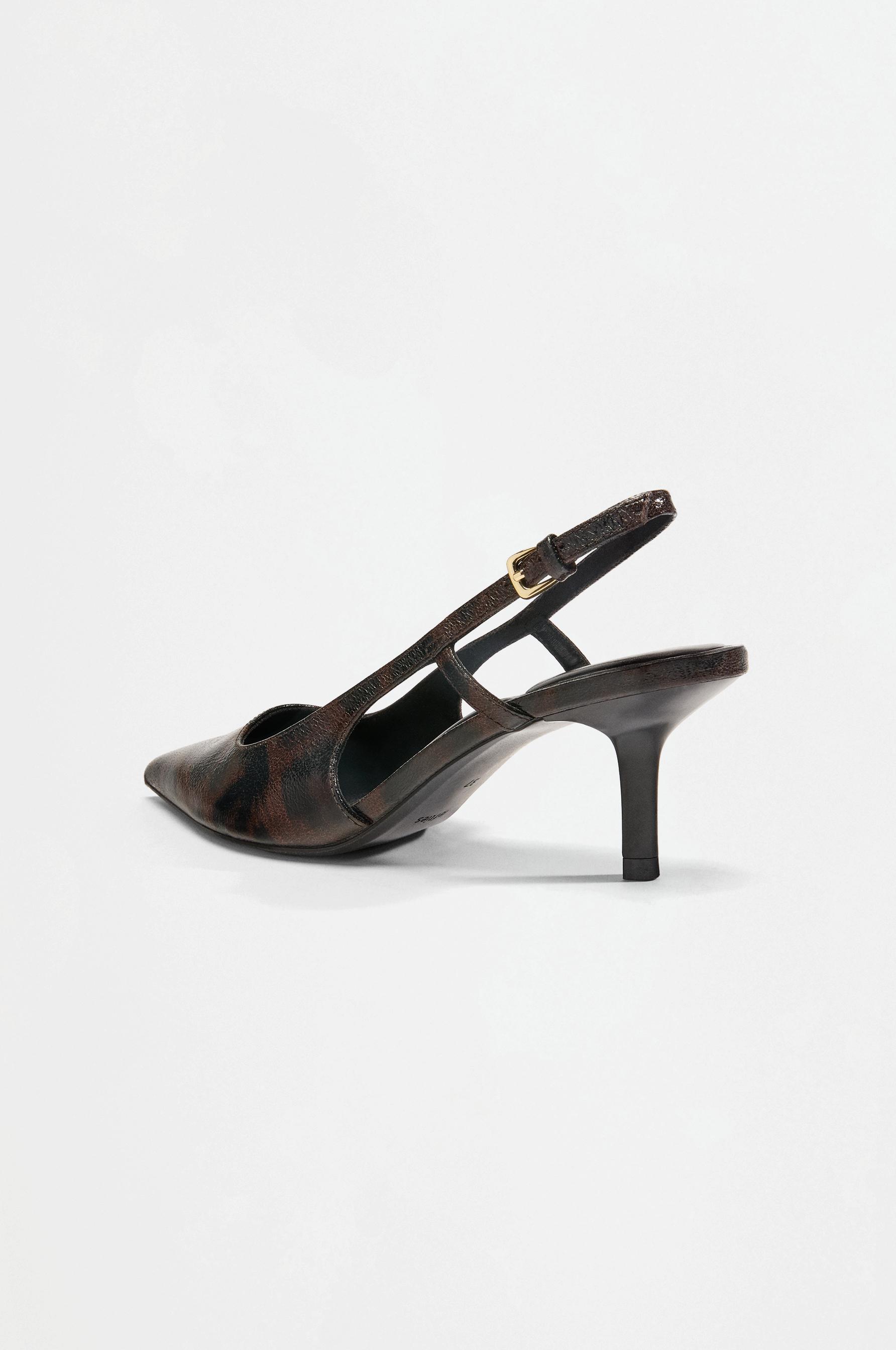 Slingback heels — LEOPARD