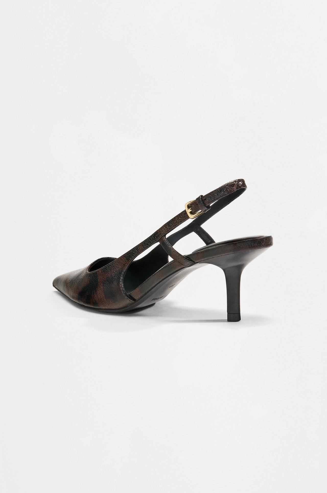 Slingback heels — LEOPARD