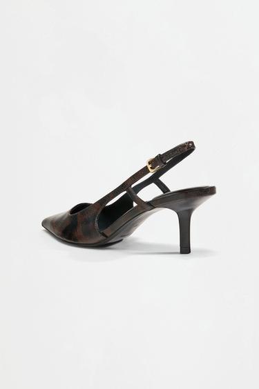 Slingback heels — LEOPARD 4