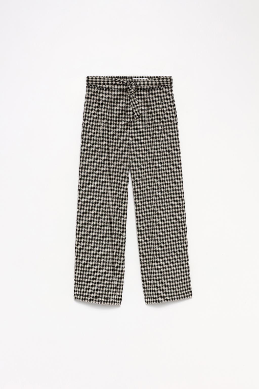 Ponte di Roma knit trousers with belt