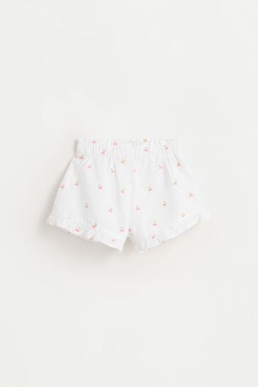 Cherry embroidered blouse and shorts co-ord — WHITE 5