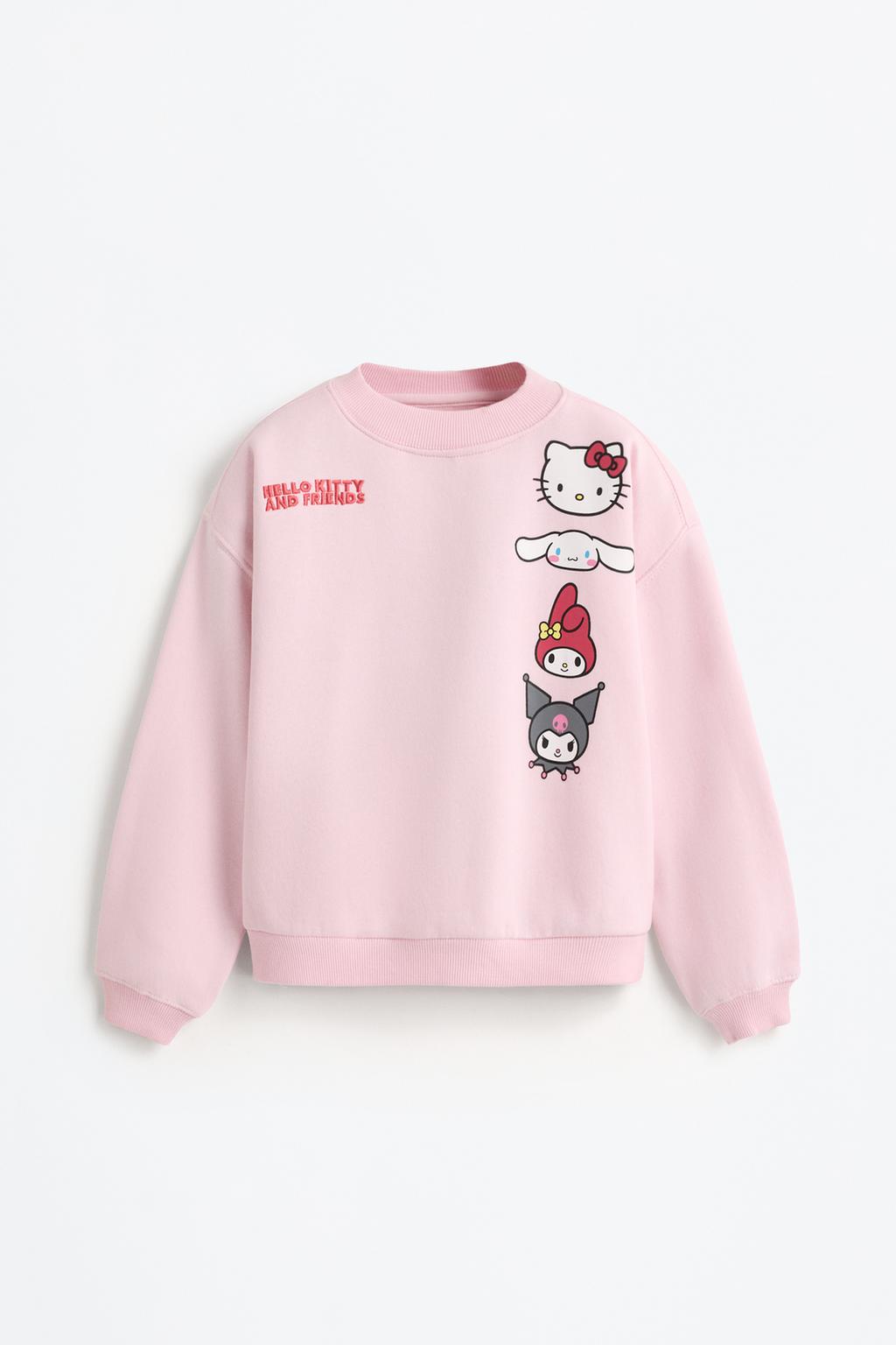 Sweatshirt Hello Kitty ©SANRIO com texto nas costas