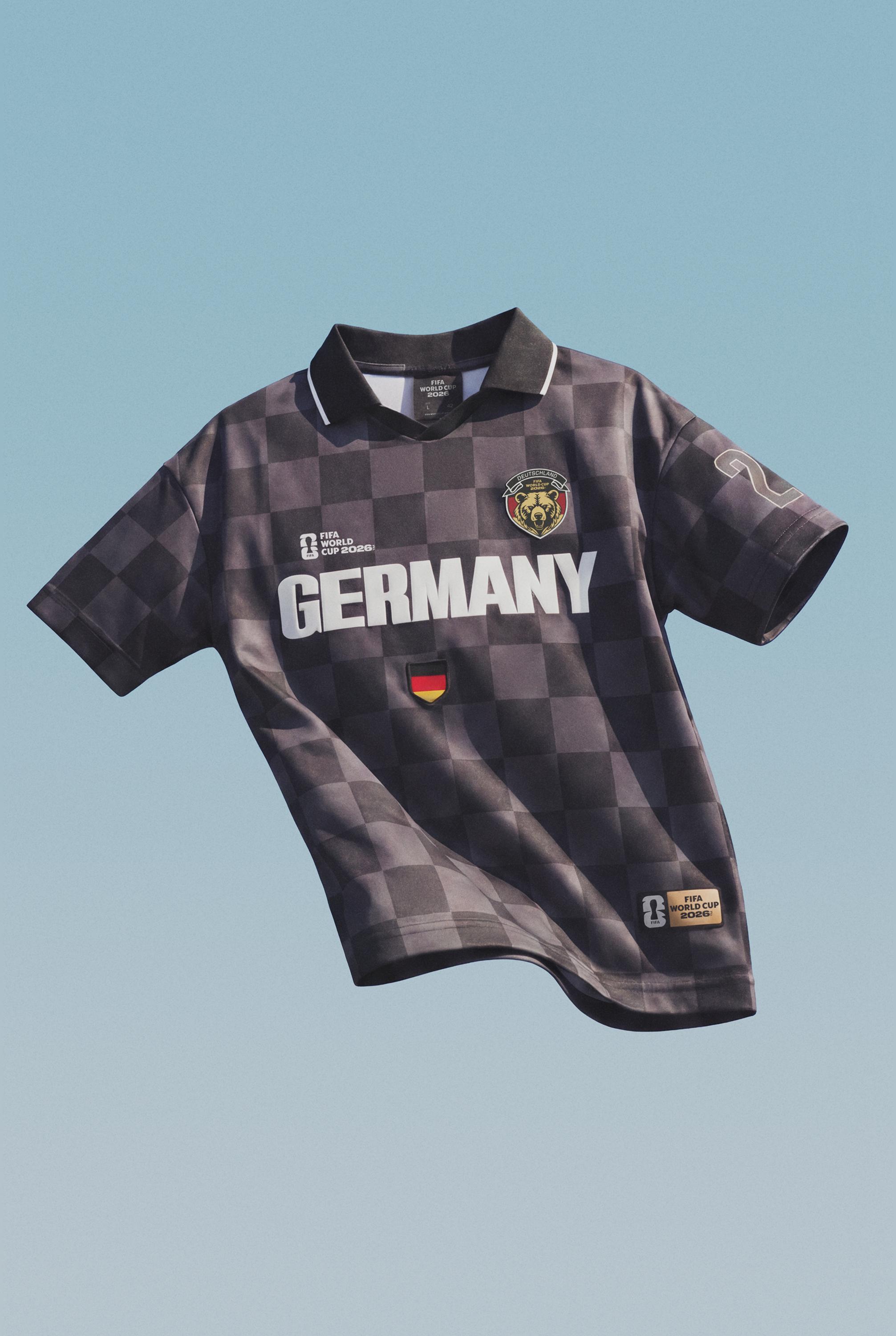 Kids | Germany FIFA World Cup 2026 Polo — BLACK